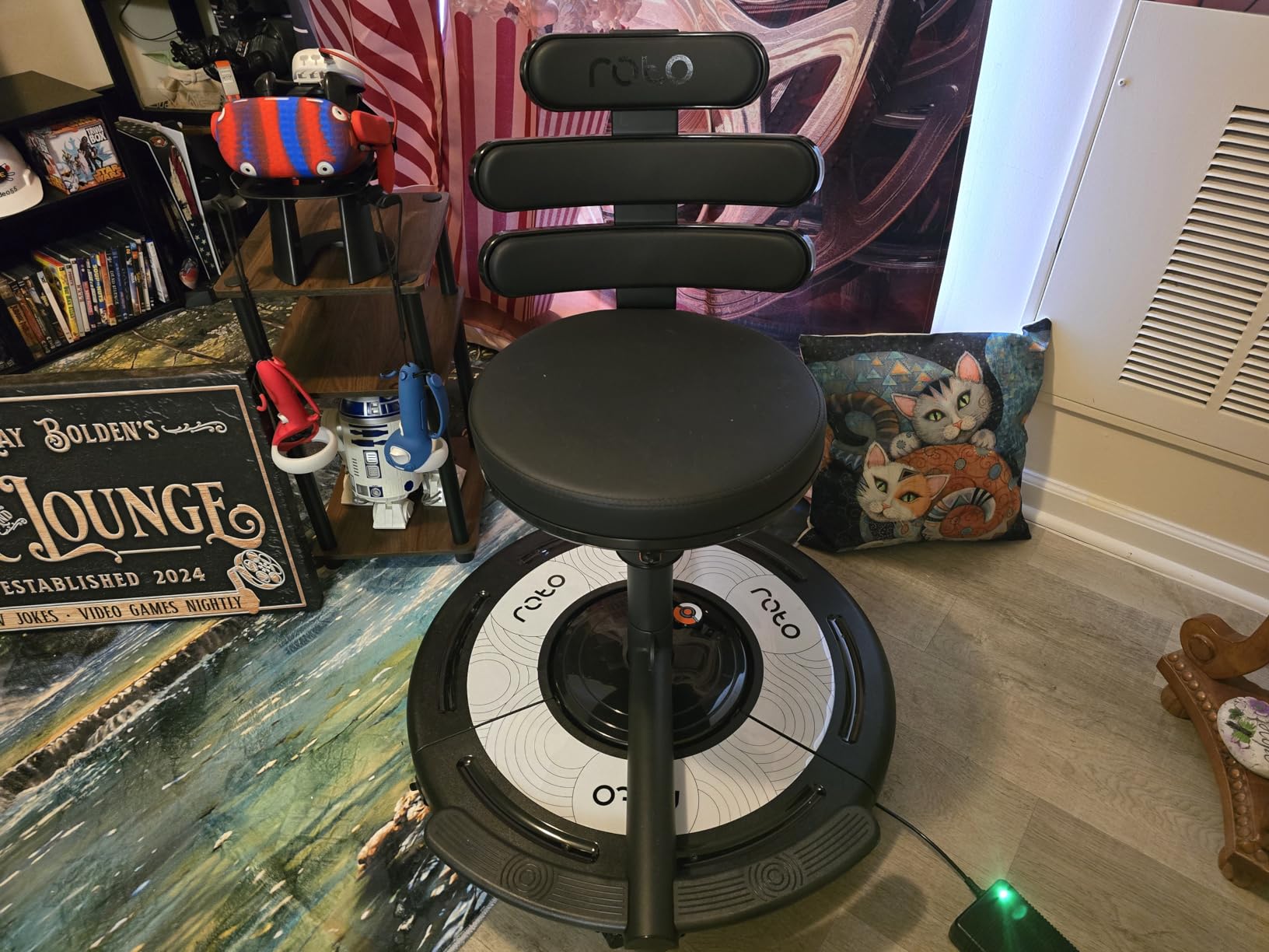 Roto VR Motion Gaming Chair for Meta Quest, Oculus, PC VR - Immersive 360° Experience with Head Tracking & Full-Body Haptics customer photo 1