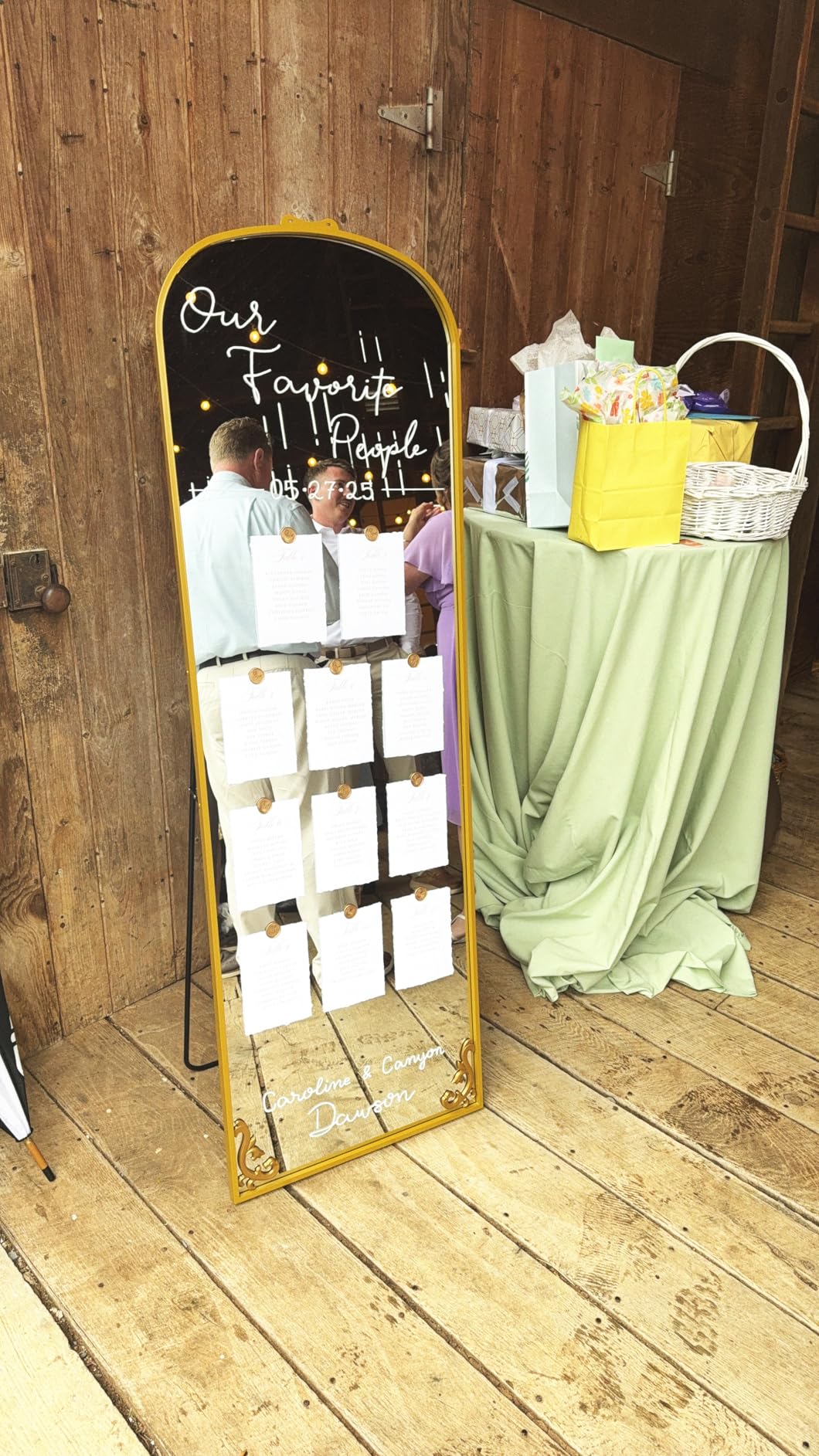 GLSLAND Oversized Vintage Mirror - 72