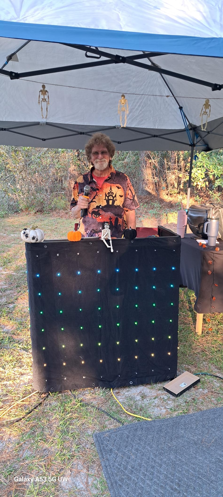 DJ Stage Light Pro 3.3x6.9ft LED Motion Drape Facade - Sound-Activated Rhythm Lights with Remote, 80+ Music Programs & 70 Motion Effects for DJ Booths, Stages, Weddings customer photo 1