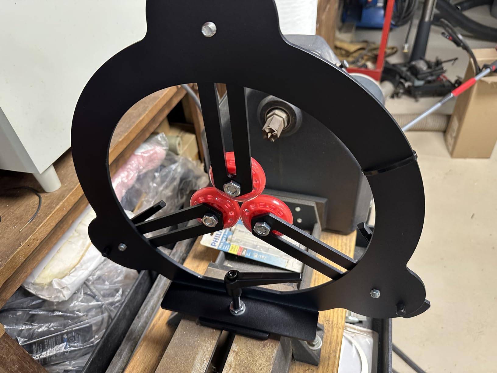 Woodturning Steady Rest for 12inch,14inch and 16inch Swing Size Wood Lathe for Spindle Woodturning ZICT customer photo 2