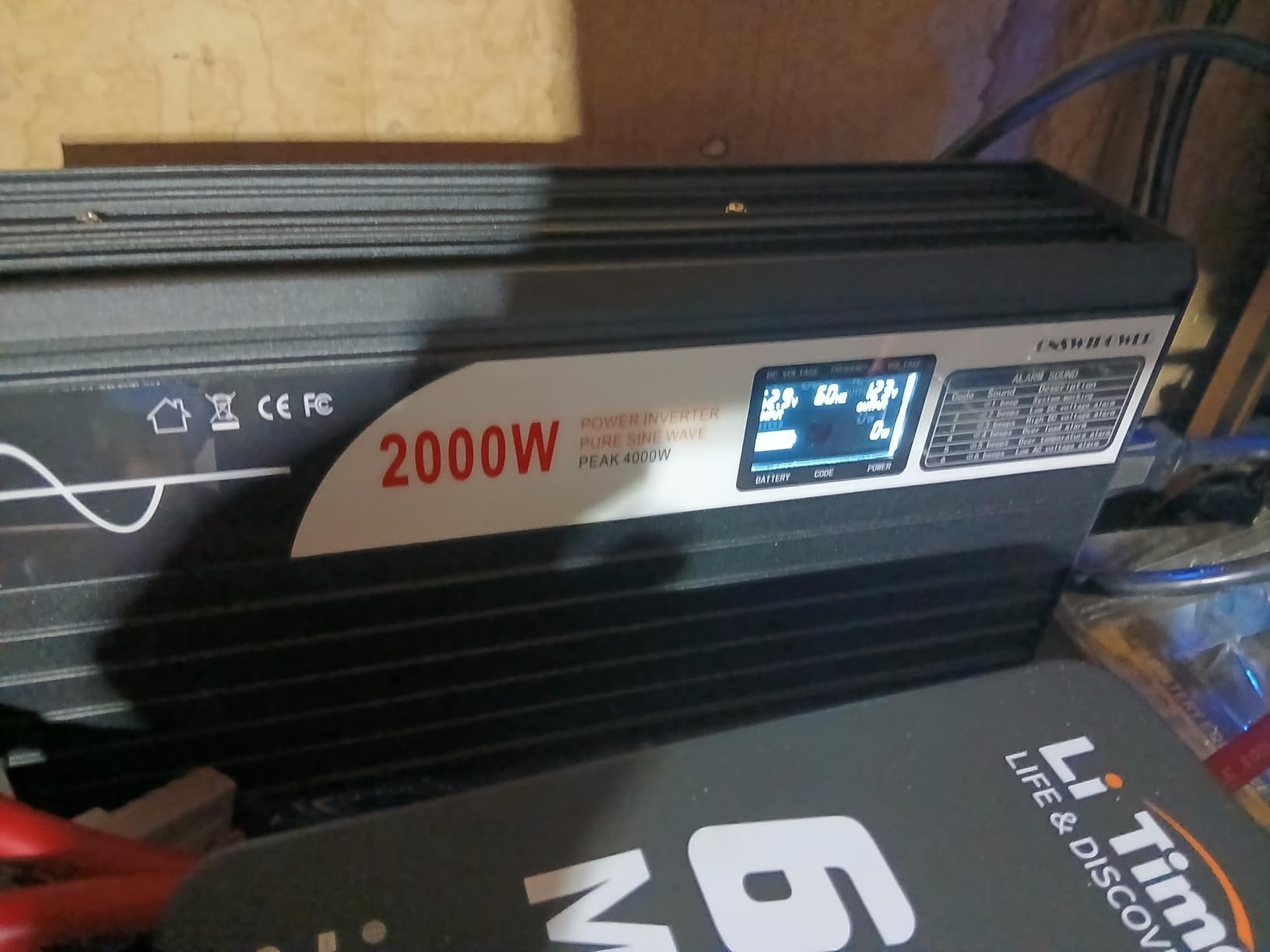 12V 300Ah LiFePO4 Lithium Battery, Bluetooth LifePO4 Battery, Upgraded 200A BMS, 3840Wh Rechargeable Lithium Battery with Low Temp Cut off, Perfect for RV Solar Marine Solar Panel Camping customer photo 2