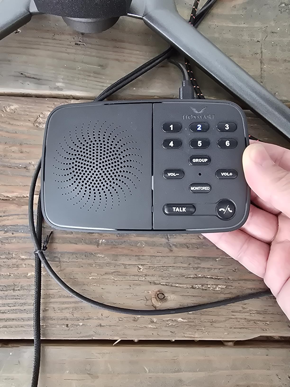 Hosmart Intercoms Wireless for Home UltraSpeak Pro, 2025 Full Duplex Wireless Intercom System for Business, Room to Room Intercom Two Way Real-time Intercom with 1200 Feet Range (3 Packs) customer photo 1