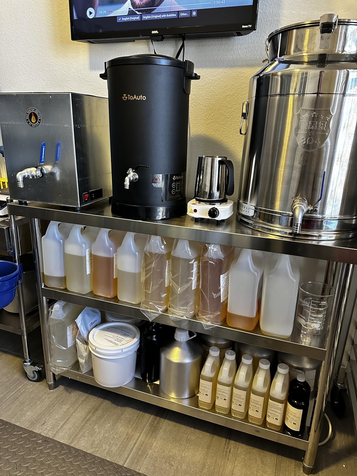 76L/20.08Gallon Stainless Steel Milk Can with Faucet, Heavy Duty Milk Bucket Milk Jug Wine Pail Bucket Bottle Liquid Container Storage customer photo 1