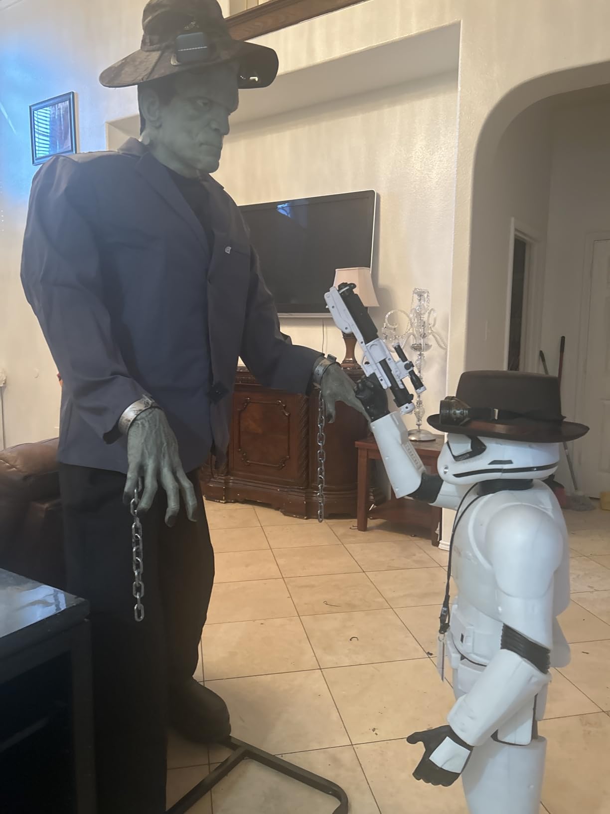 Spirit Halloween 6 Ft 6 In Frankenstein's Monster Animatronic - Universal Monsters customer photo 1
