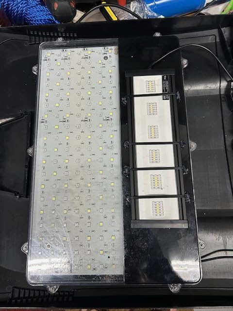 hygger LED Saltwater Aquarium Light, 24/7 Mode Nano Tank Reef Light for Coral, Refugium Light with White, Blue, U-V LEDs Dimmer Timer Moonlight Mounting Bracket 2 Metal Legs 11'' Long 19W customer photo 1