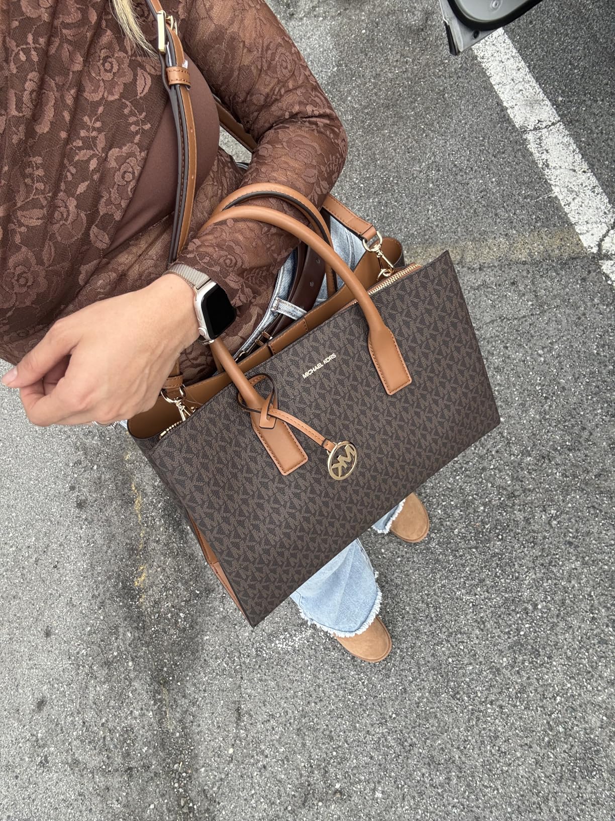Michael Kors Ruthie Large Satchel customer photo 2