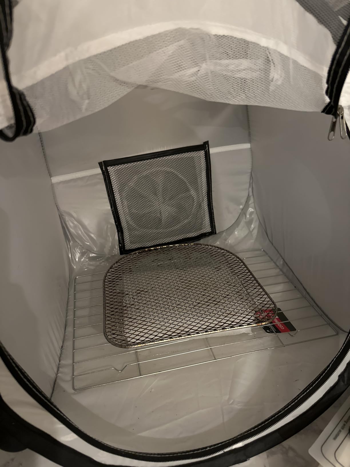 Pop Up Paint Booth 17x17x17 Inch Portable Airbrush Spray Tent with Mesh Door and Mesh Window for Models, Furniture, Auto Parts and Other Items Painting Works customer photo 1