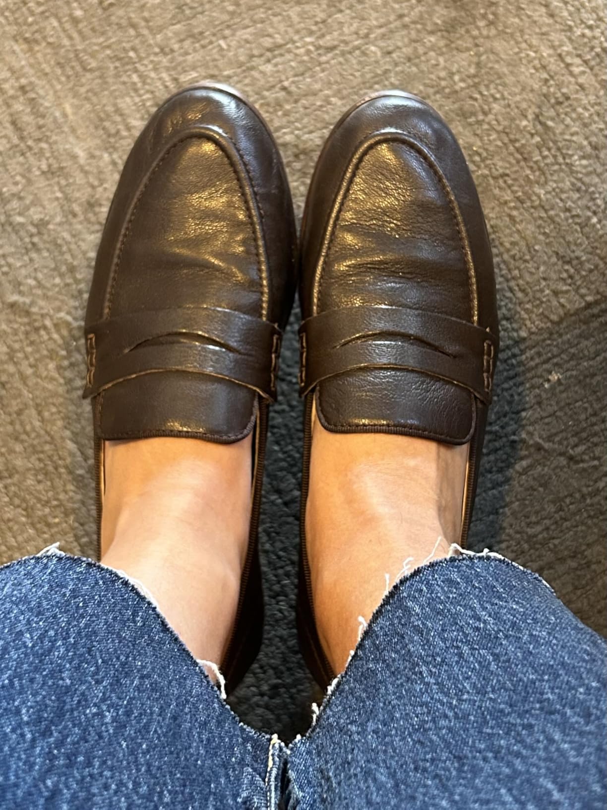 Frye Faith Slip-On Leather Loafers - Comfortable Womens Loafers - Durable Work Shoes customer photo 1