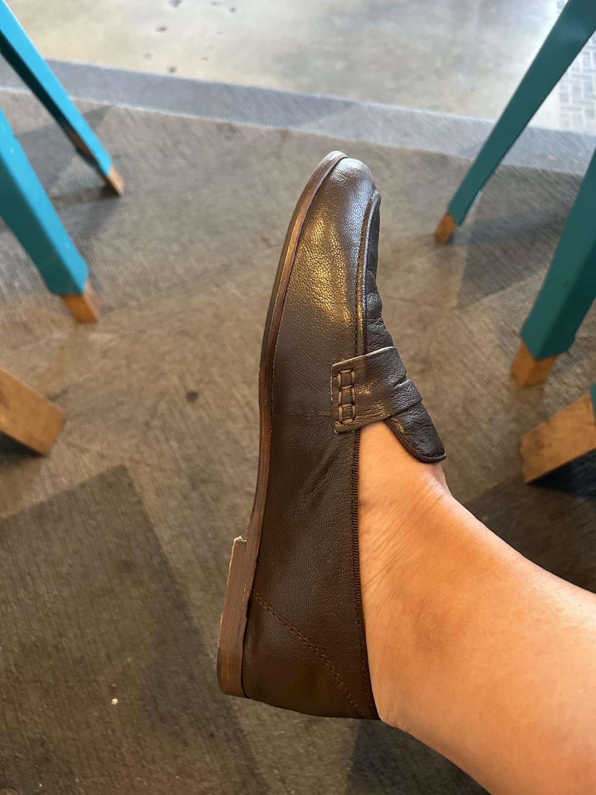 Frye Faith Slip-On Leather Loafers - Comfortable Womens Loafers - Durable Work Shoes customer photo 2