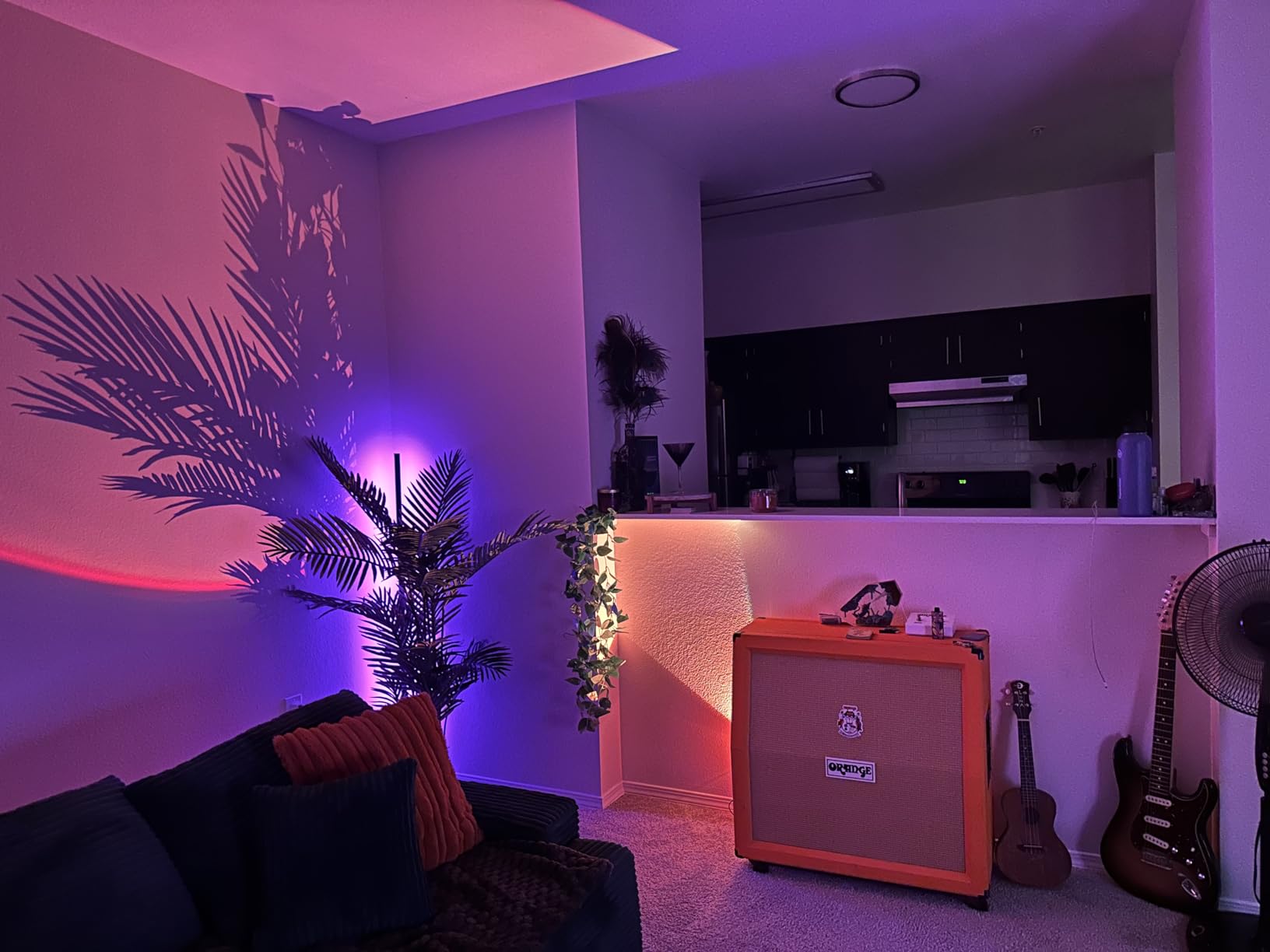 OIYN Smart RGBICW LED Corner Floor Lamp 2 Pack - 16 Million DIY Colors, 68+ Scenes, Music Sync, App & Remote Control, Color-Changing Ambient Lighting for Living Rooms, Bedrooms, and Gaming Rooms customer photo 1