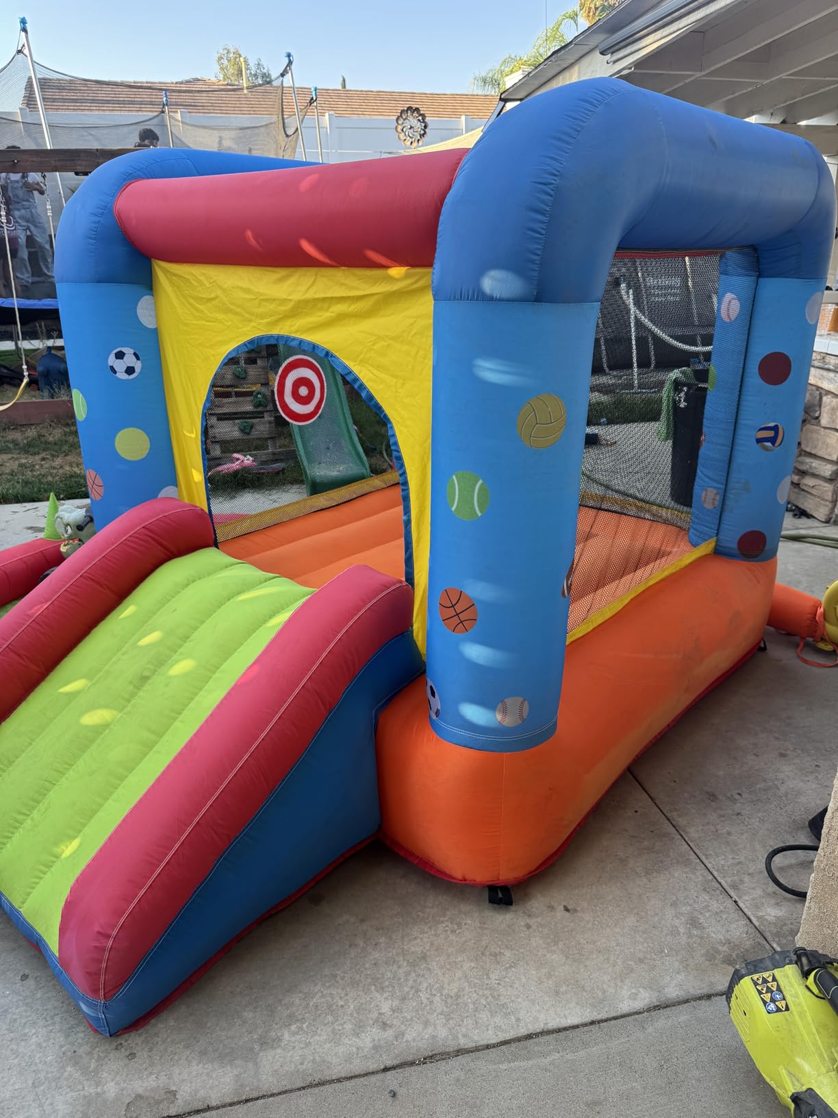 24FT Commercial Inflatable Water Slide for Kids and Adults - Heavy Duty Full PVC Inflatable Water Slide with 1100W Blower for Backyard, Outdoor Slide Park, and Pool Party customer photo 1