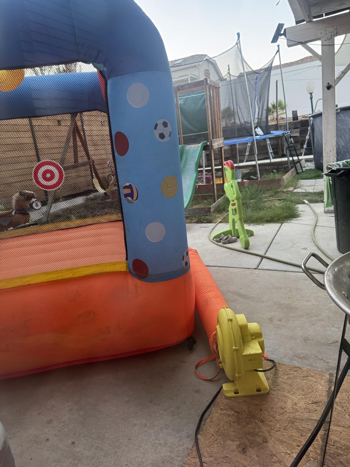 24FT Commercial Inflatable Water Slide for Kids and Adults - Heavy Duty Full PVC Inflatable Water Slide with 1100W Blower for Backyard, Outdoor Slide Park, and Pool Party customer photo 2