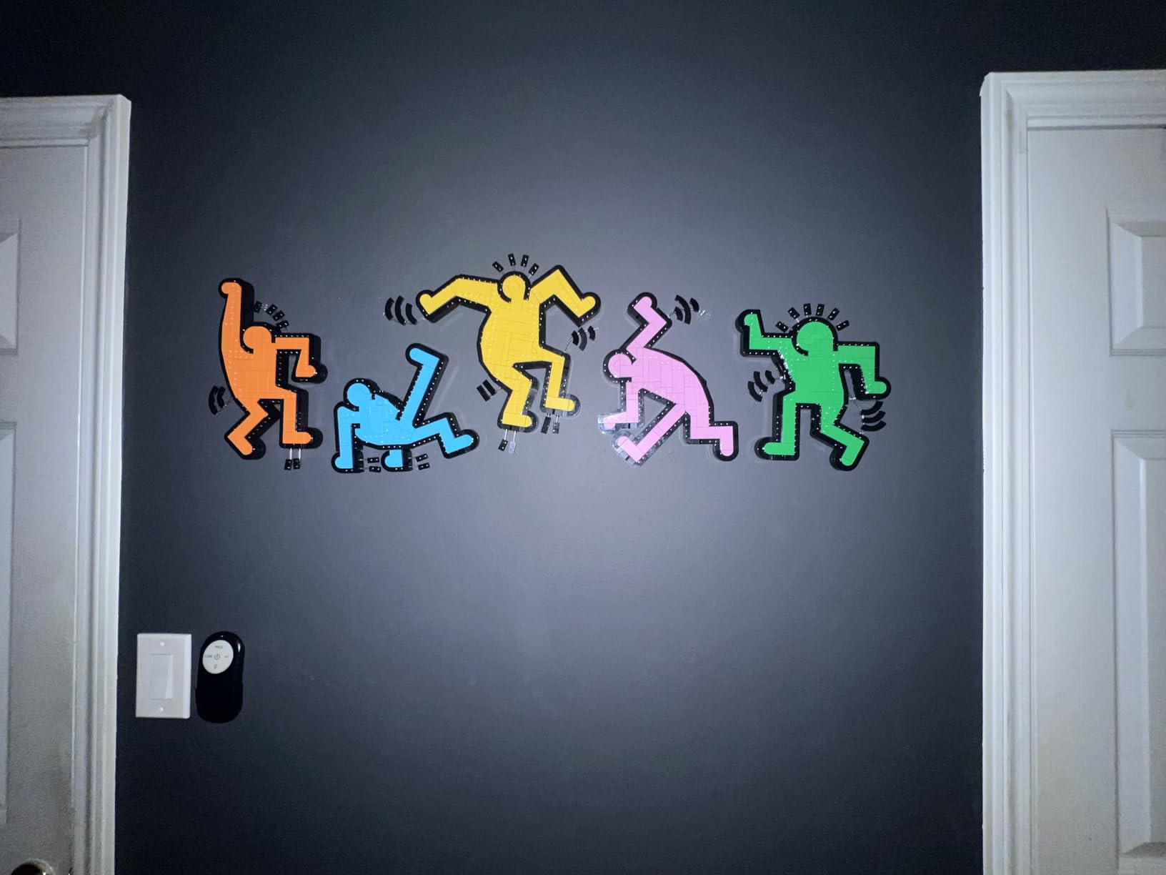 LEGO Art Keith Haring - Dancing Figures - Home Decor Building Set for Adults - Wall Art Decor - Gift Idea for Men, Women who Enjoy DIY Arts and Crafts - 31216 customer photo 2
