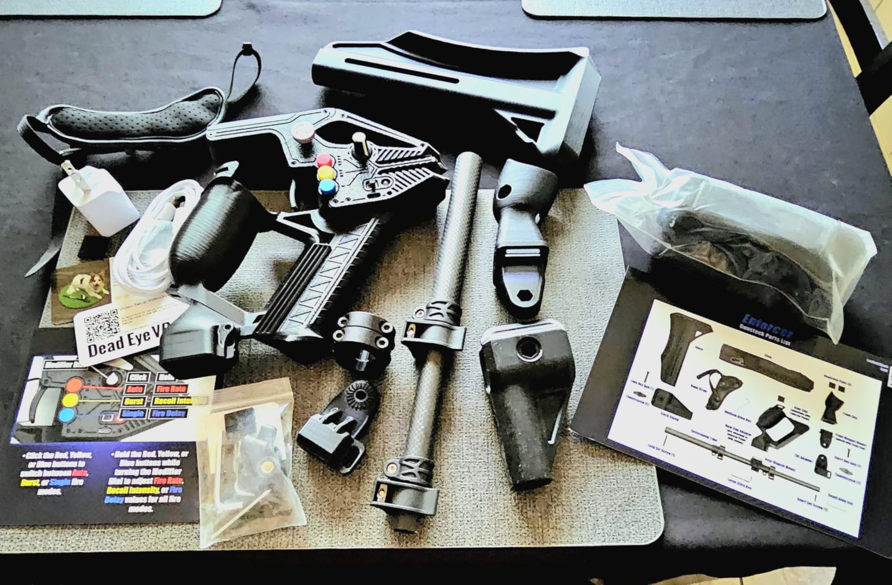 DeadEyeVR Enforcer Haptic Pistol - Haptic Pistol Accessory with Force Feedback for Quest VR customer photo 1