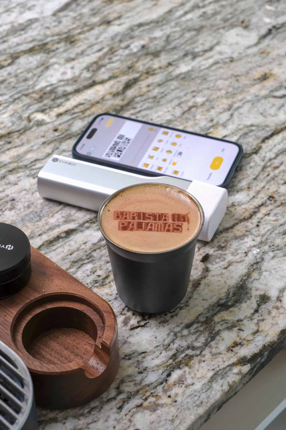 EVEBOT Handheld Food PrintPen Portable Mini Coffee Printer Latte Art Macaron Cookie DIY Design customer photo 1