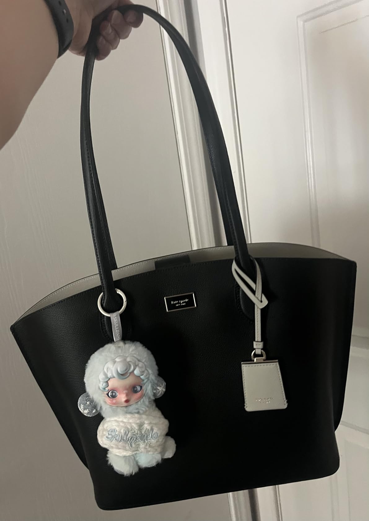 kate spade new york Suite Crossgrain Leather Large Open Tote Bag customer photo 2