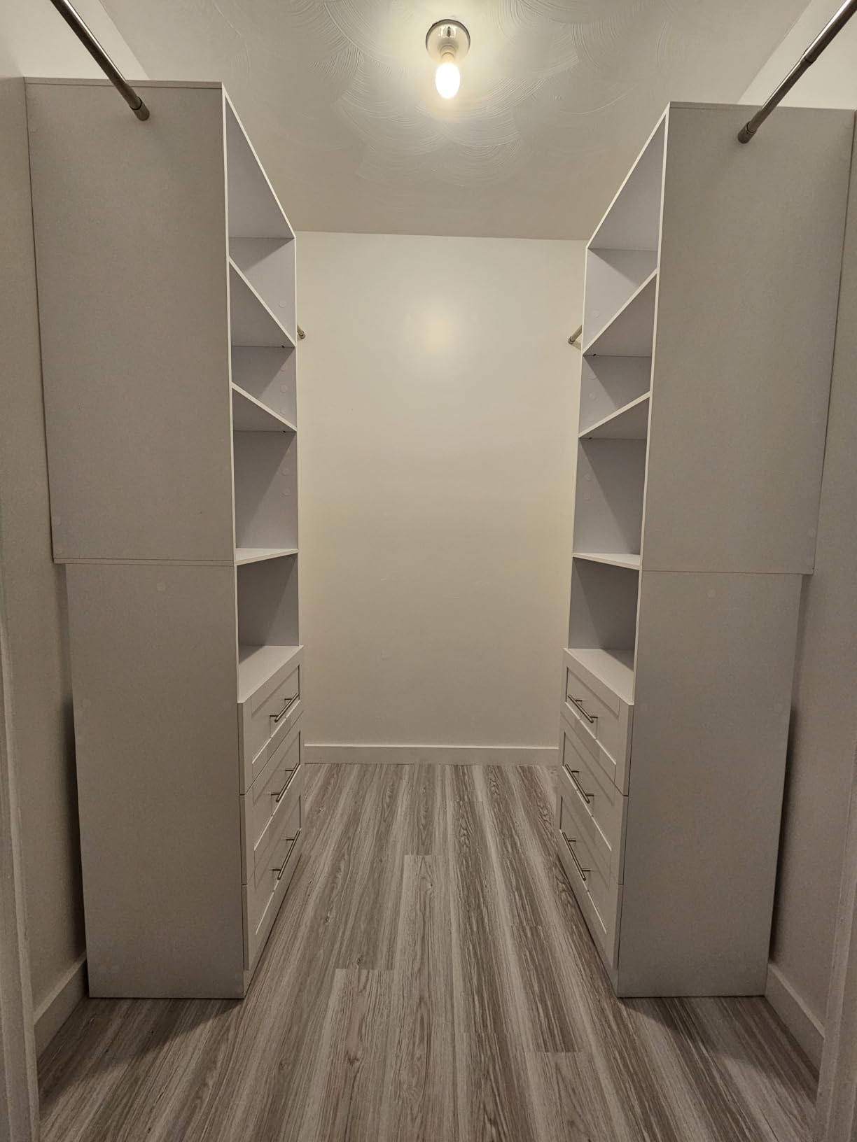 Closet System with Drawers, 5FT-9FT Custom Closet Organizer System 114.9