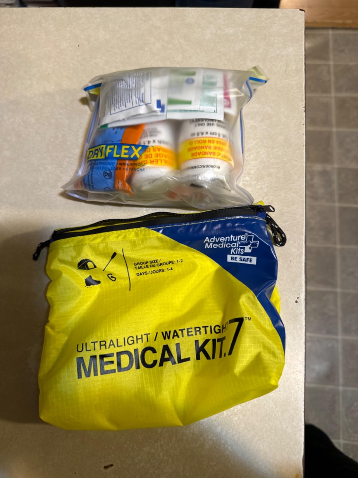 Adventure Medical Kit Ultralight/Watertight Medical Kit .7 - Up to 3 People, Up to 3 Days - Includes Bandages, Blister Essentials & More - Perfect for Hiking, Biking & Climbing customer photo 1