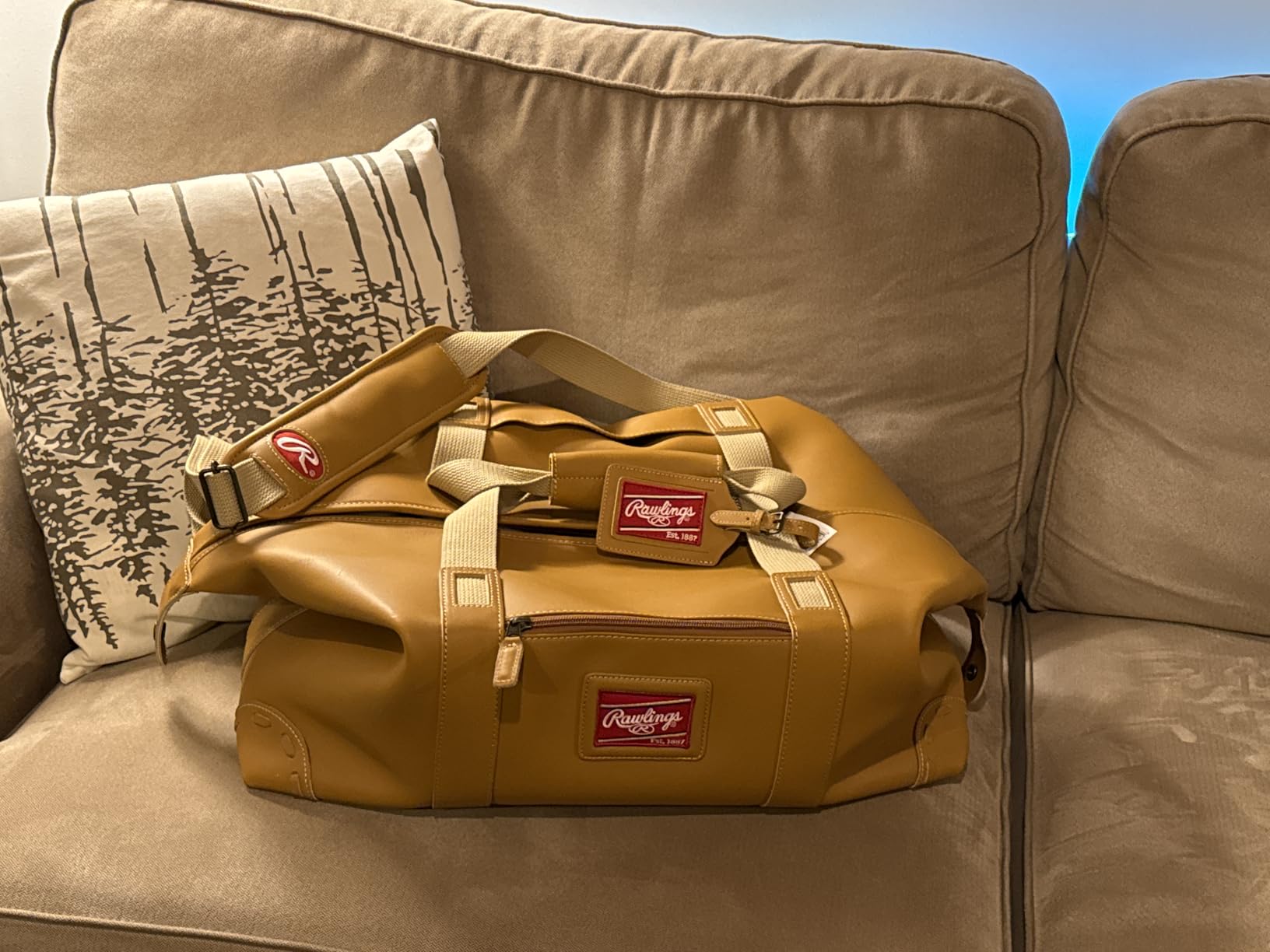 Rawlings | Leather Weekender Duffle Bag Collection | Genuine Leather | Multiple Styles & Colors customer photo 1