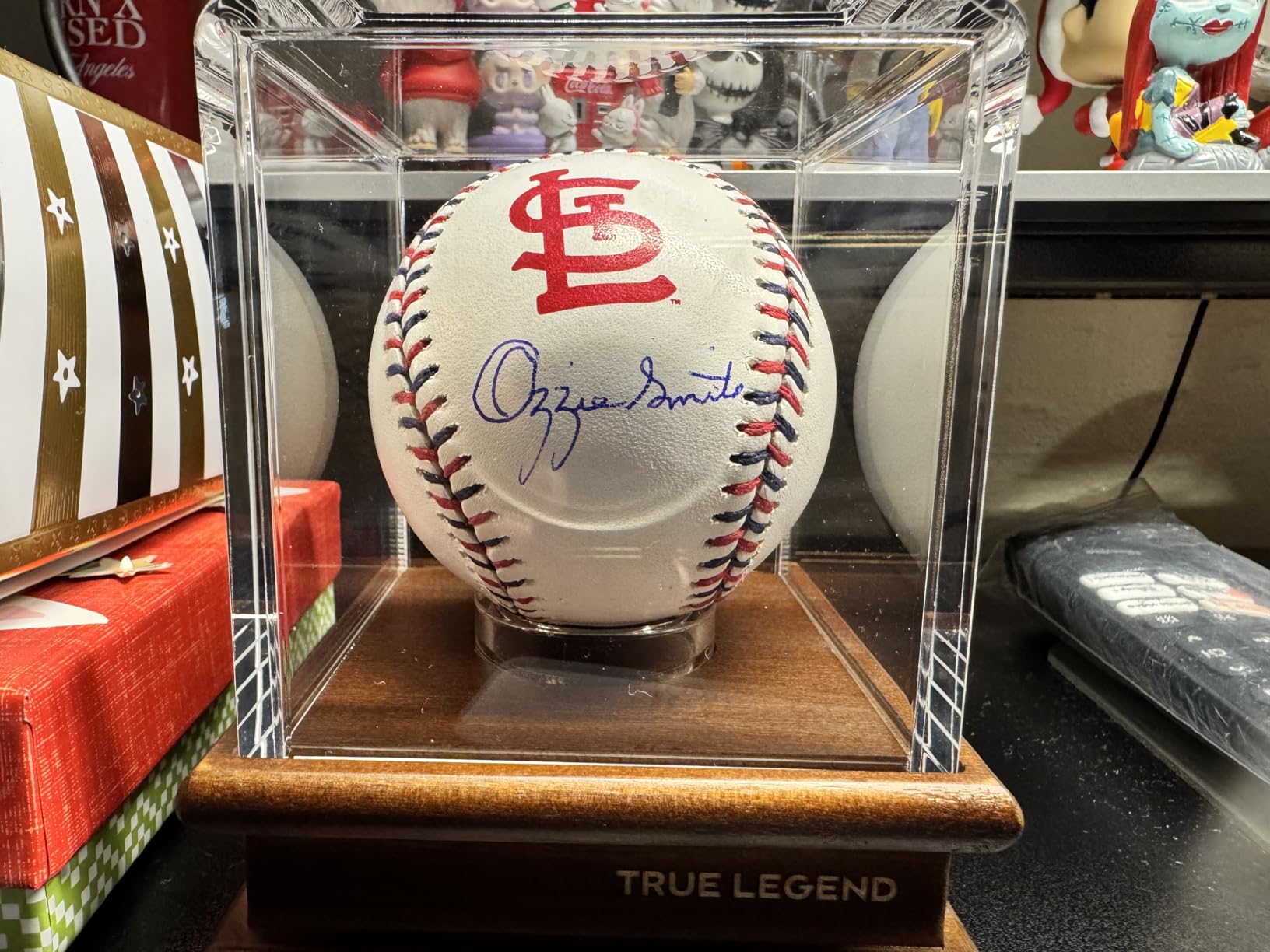 True Legend Baseball Display Case with 95%+ UV Protection: Premium Baseball Holder with Thick Acrylic Polished Edges - Perfect Display Stand for Sports Memorabilia Collectors customer photo 1