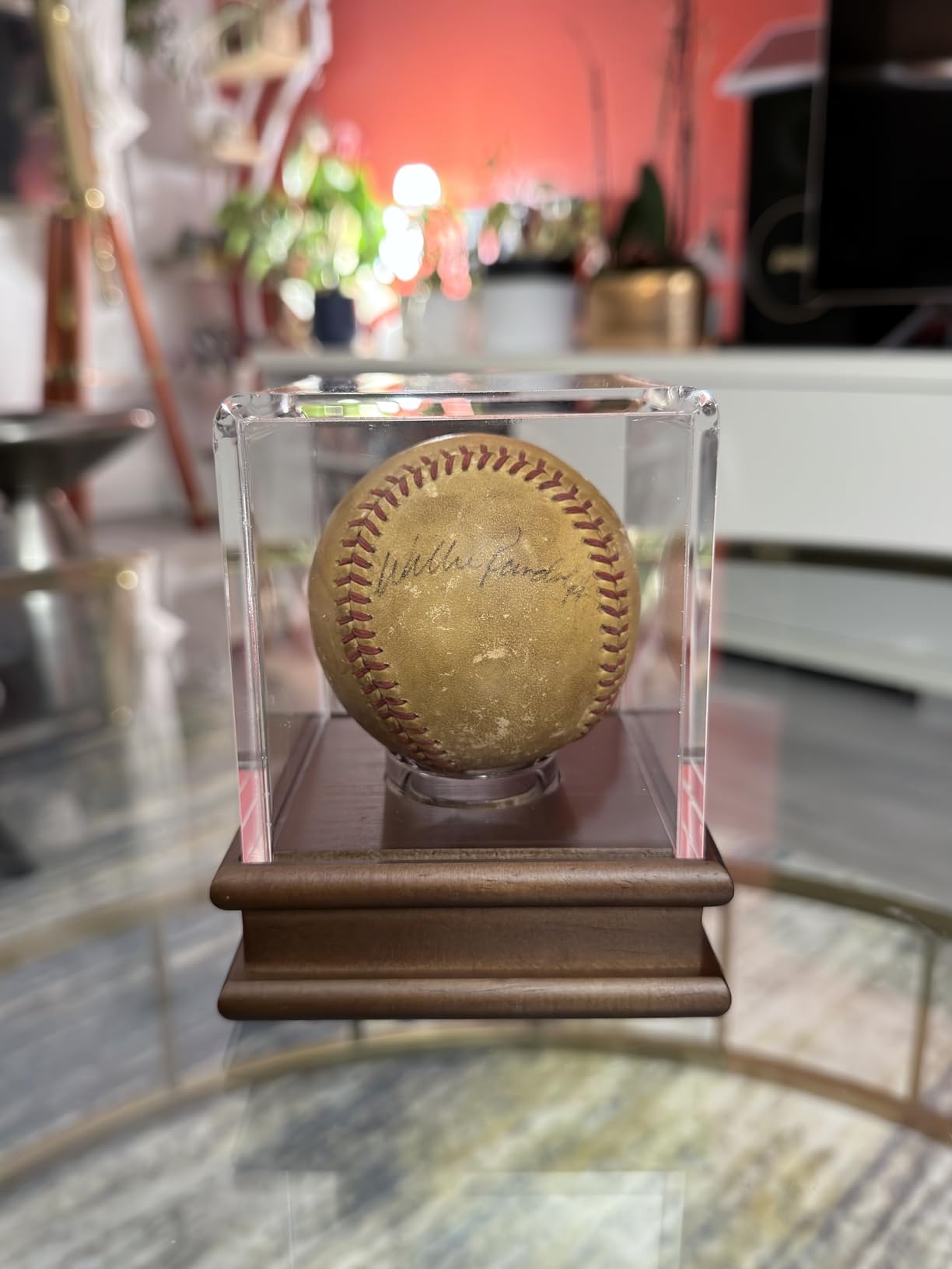 True Legend Baseball Display Case with 95%+ UV Protection: Premium Baseball Holder with Thick Acrylic Polished Edges - Perfect Display Stand for Sports Memorabilia Collectors customer photo 2