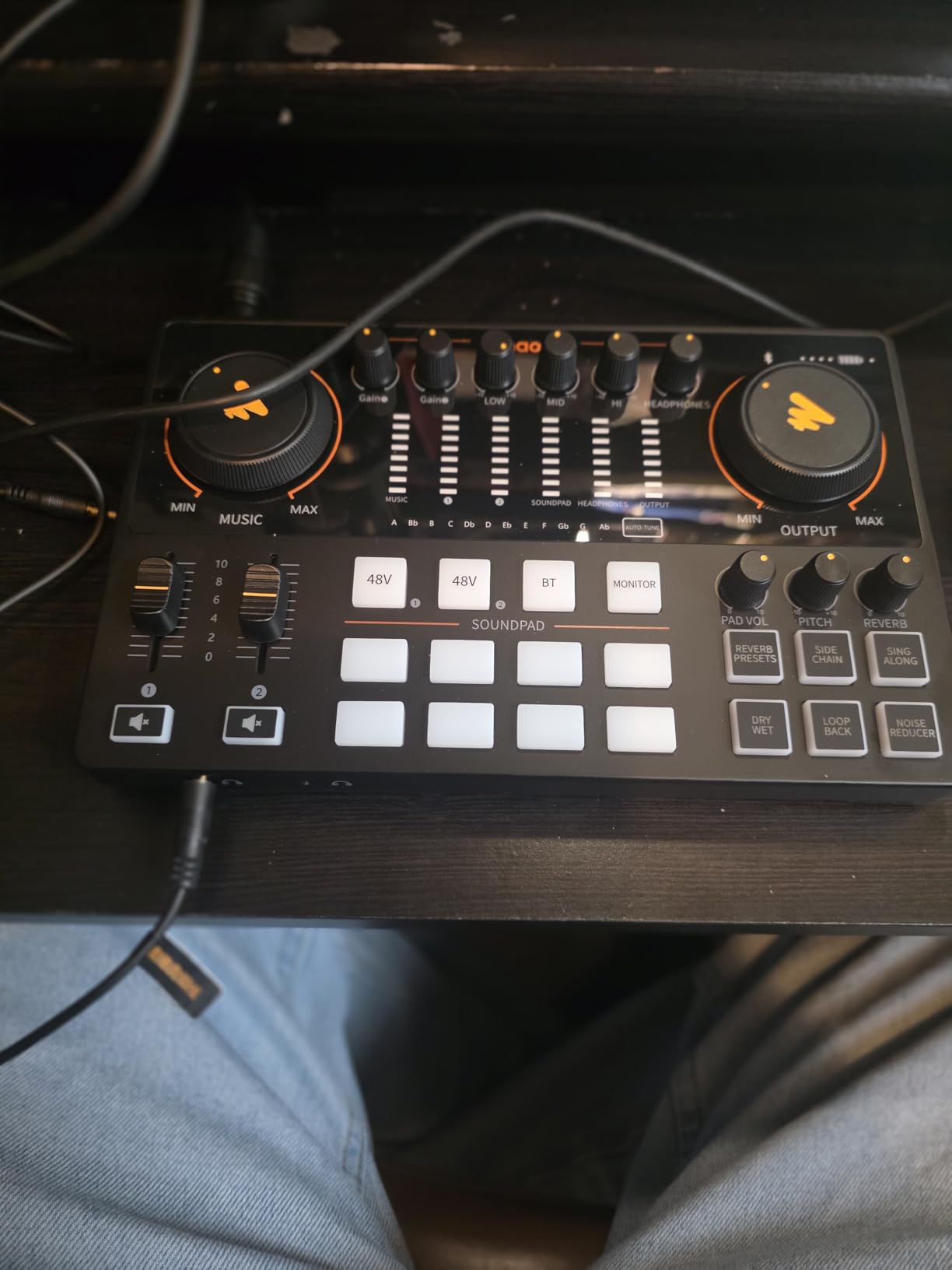 MAONO Podcast Equipment Bundle for 2: Audio Interface Mixer with 2 XLR Condenser Mic Noise Reduction Podcast Streaming MaonoCaster E2 Gen2B customer photo 2