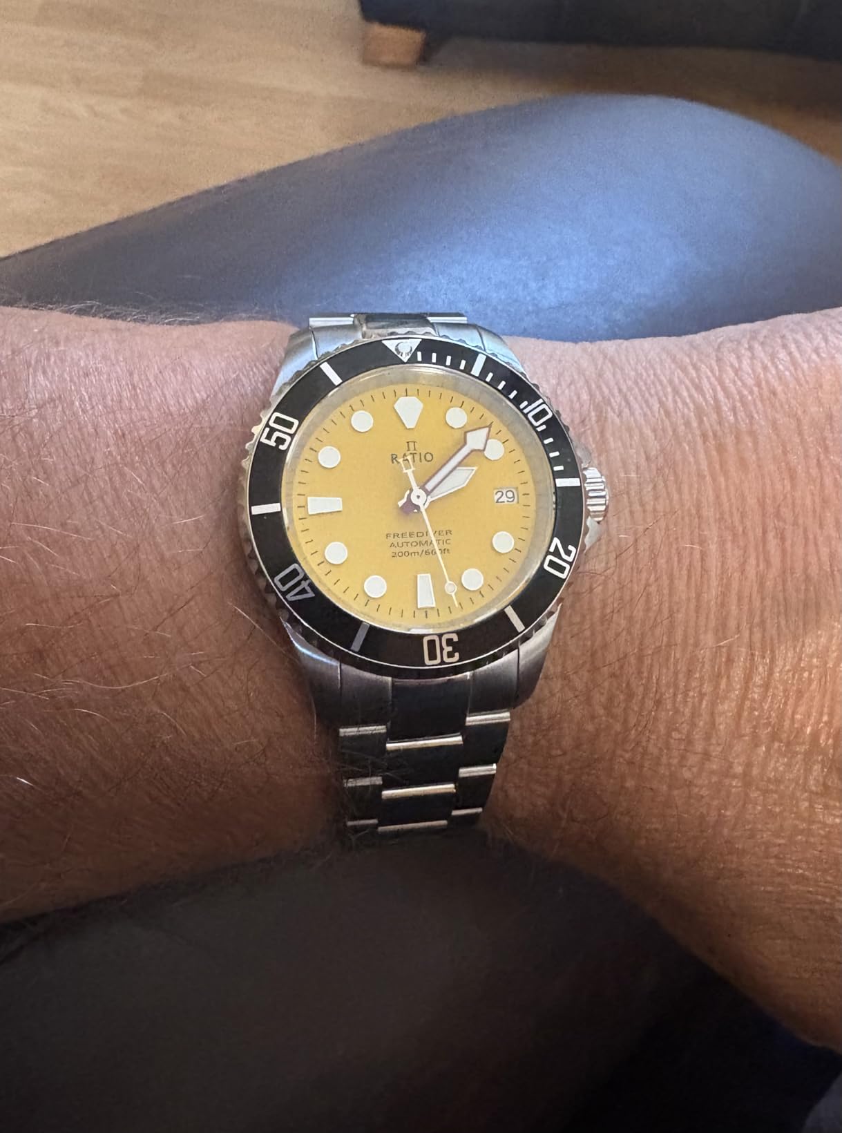 FreeDiver Sapphire Crystal Diver Watch Japanese Automatic Movement Dive Watch 200m Water Resistant Diving Watch customer photo 1