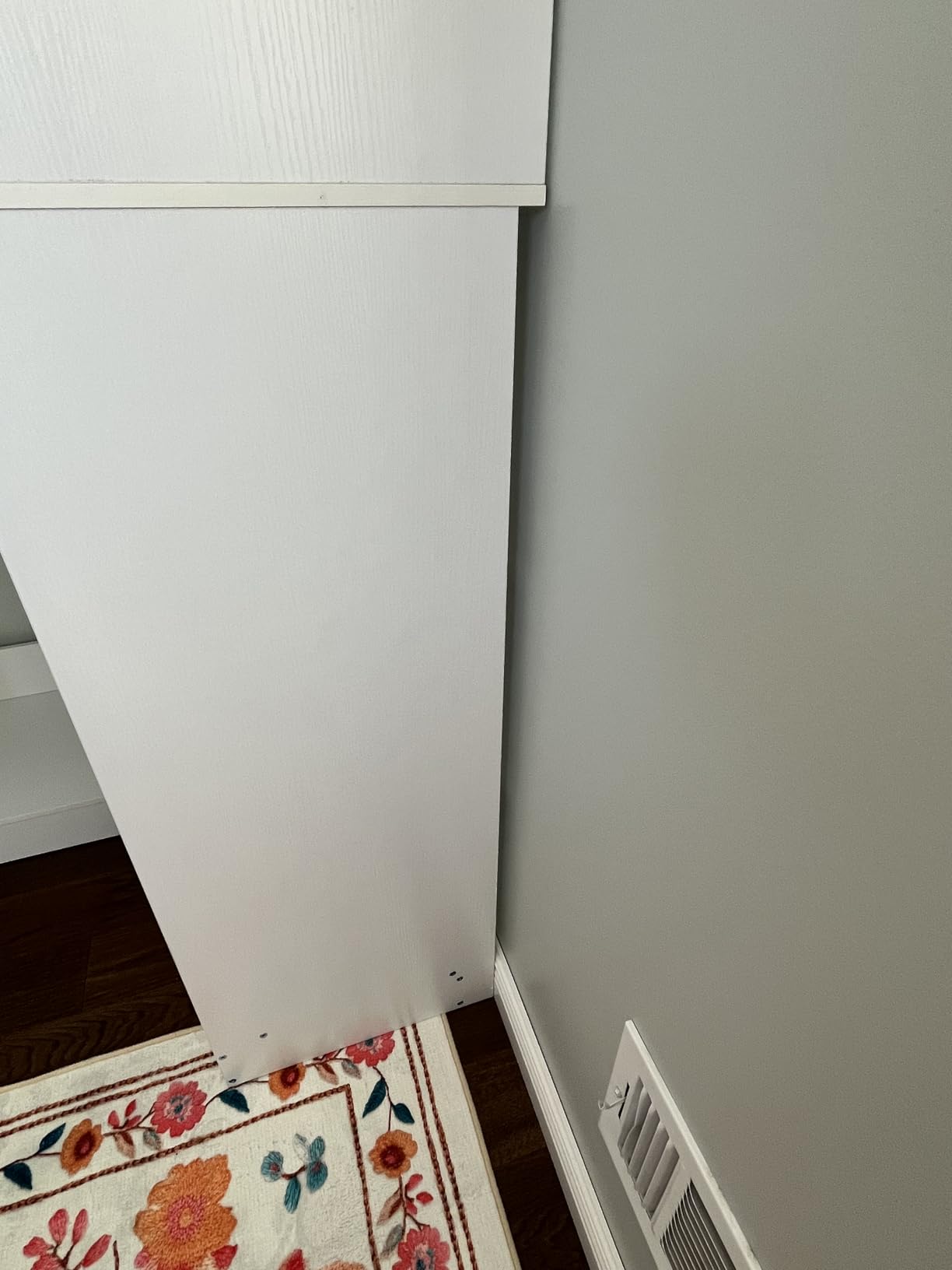 Unikito 86 Inch Closet System, 3 Sets Corner Closets Organizer with Hanging Rods and Mirror Design, Freestanding Adjustable Wood Clothes Garment Rack with Drawers, Sturdy Walk in Closet Kit, White Oak customer photo 1