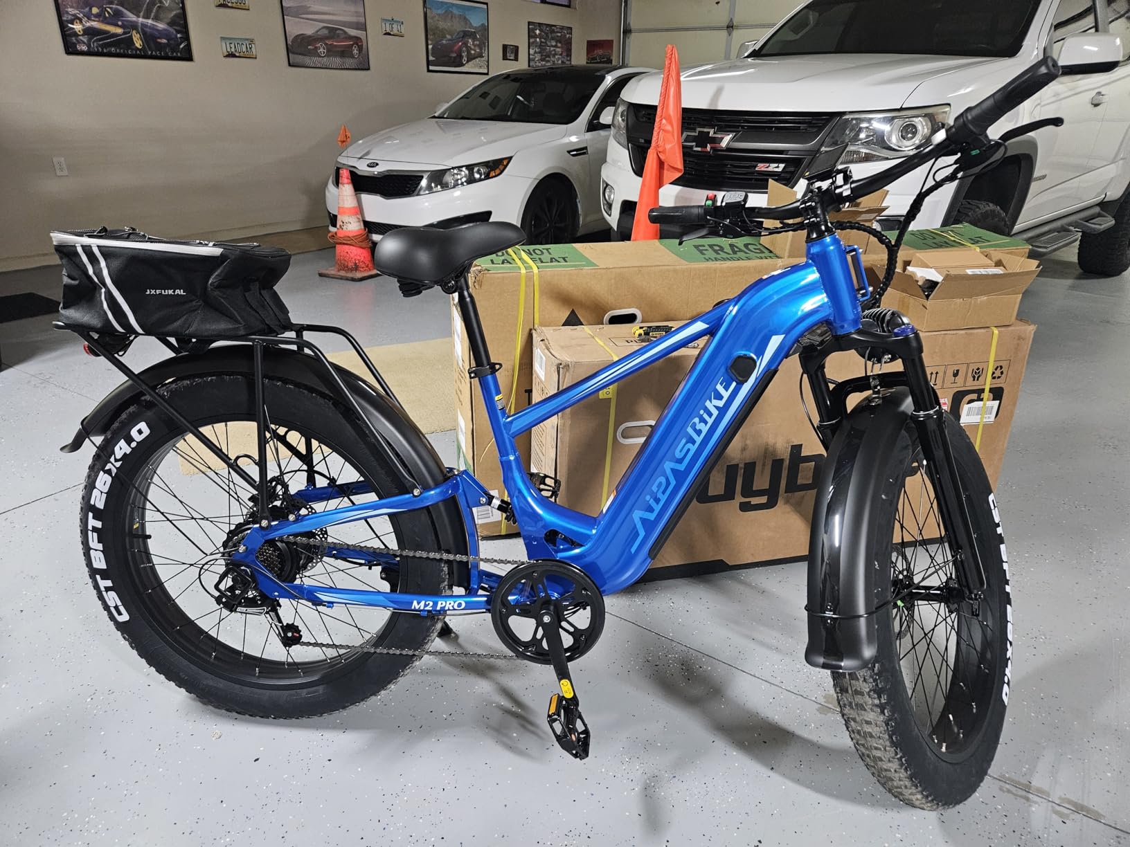 M2 Pro Electric Bike, 1800W Motor Electric Bike for Adults, 26'' x 4.0'' Fat Tire Ebike with 48V 17.5AH Battery, 36MPH 85Miles Long Range Electric Mountain Bike, Up to 110 Nm customer photo 1
