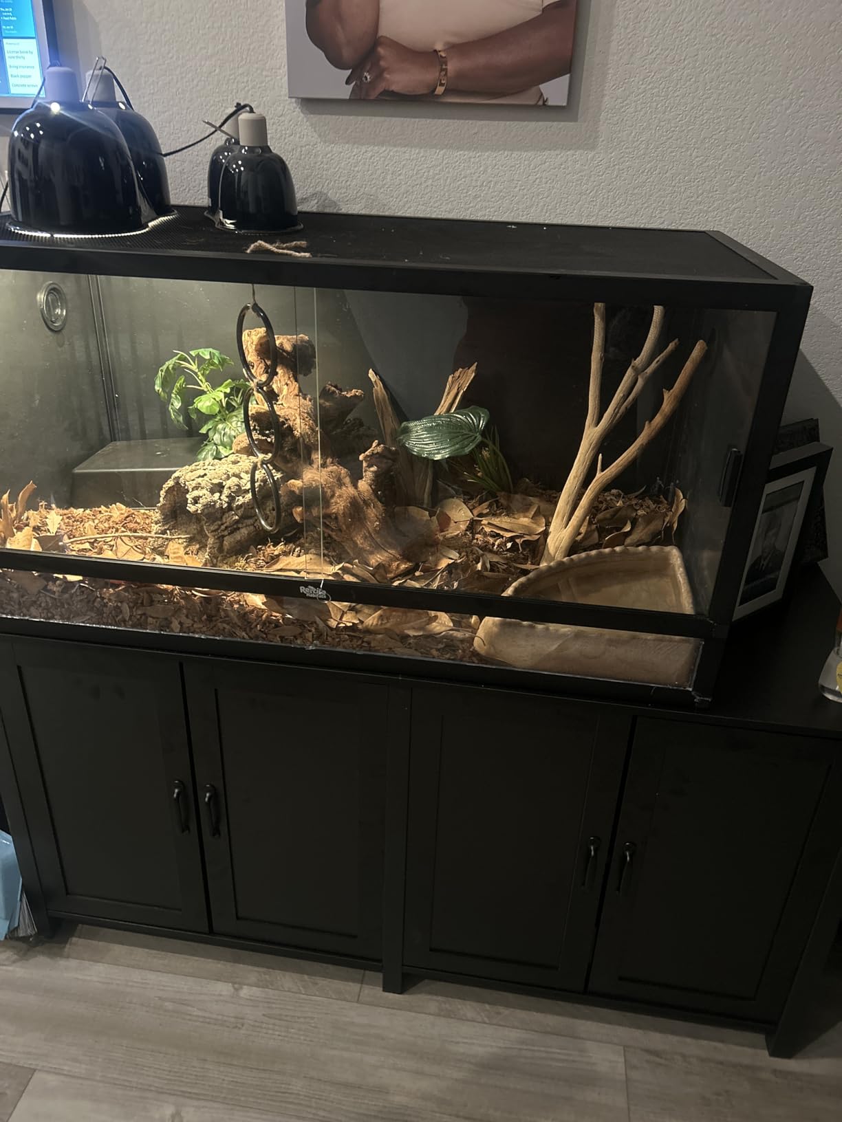 GDLF 180-200 Gallon Large Fish Tank Stand, Aquarium Stand with 72