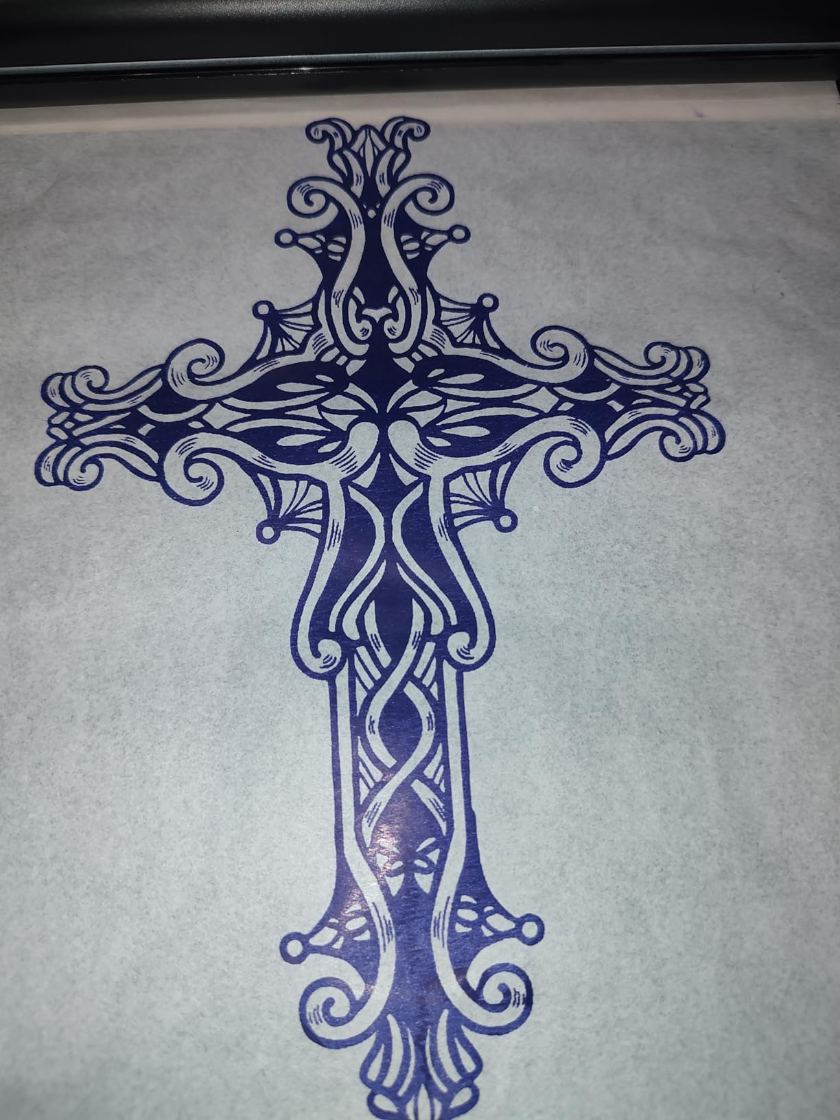 wbk Tattoo Stencil Printer,for Tattoo Beginners&Artists,Portable-Wireless-Bluetooth-Thermal-Inkless Tattoo Printer Machine with 3pcs Tattoo Transfer Paper,Compatible with Phone/Pc customer photo 1