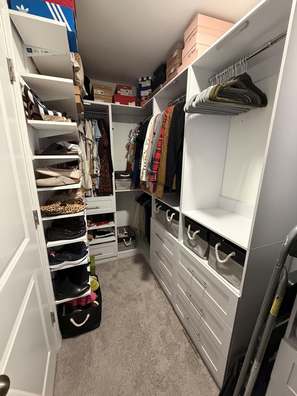 Closet System with 4 sets, 101.9