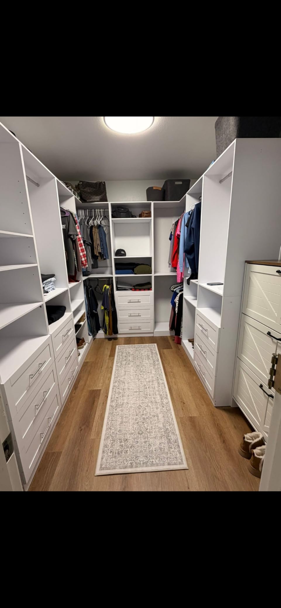 Closet System with 4 sets, 101.9