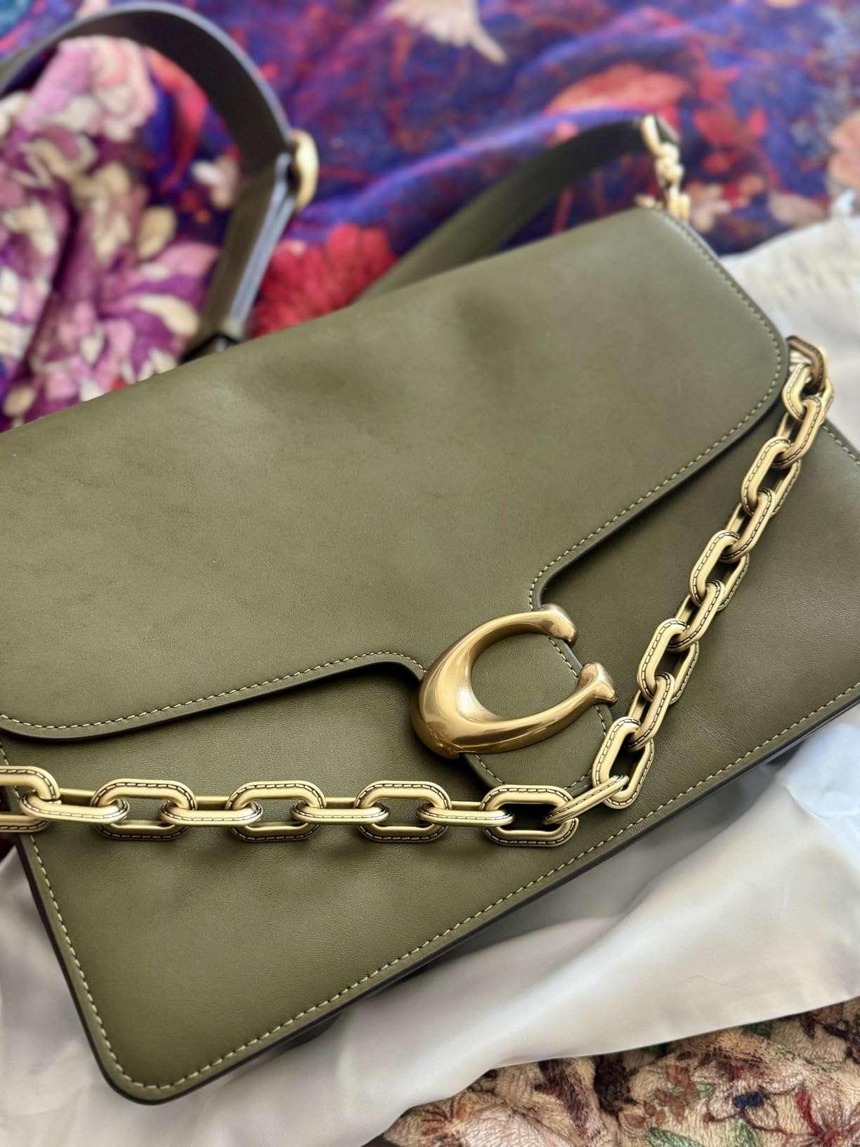 COACH Chain Tabby Shoulder Bag 30 customer photo 2