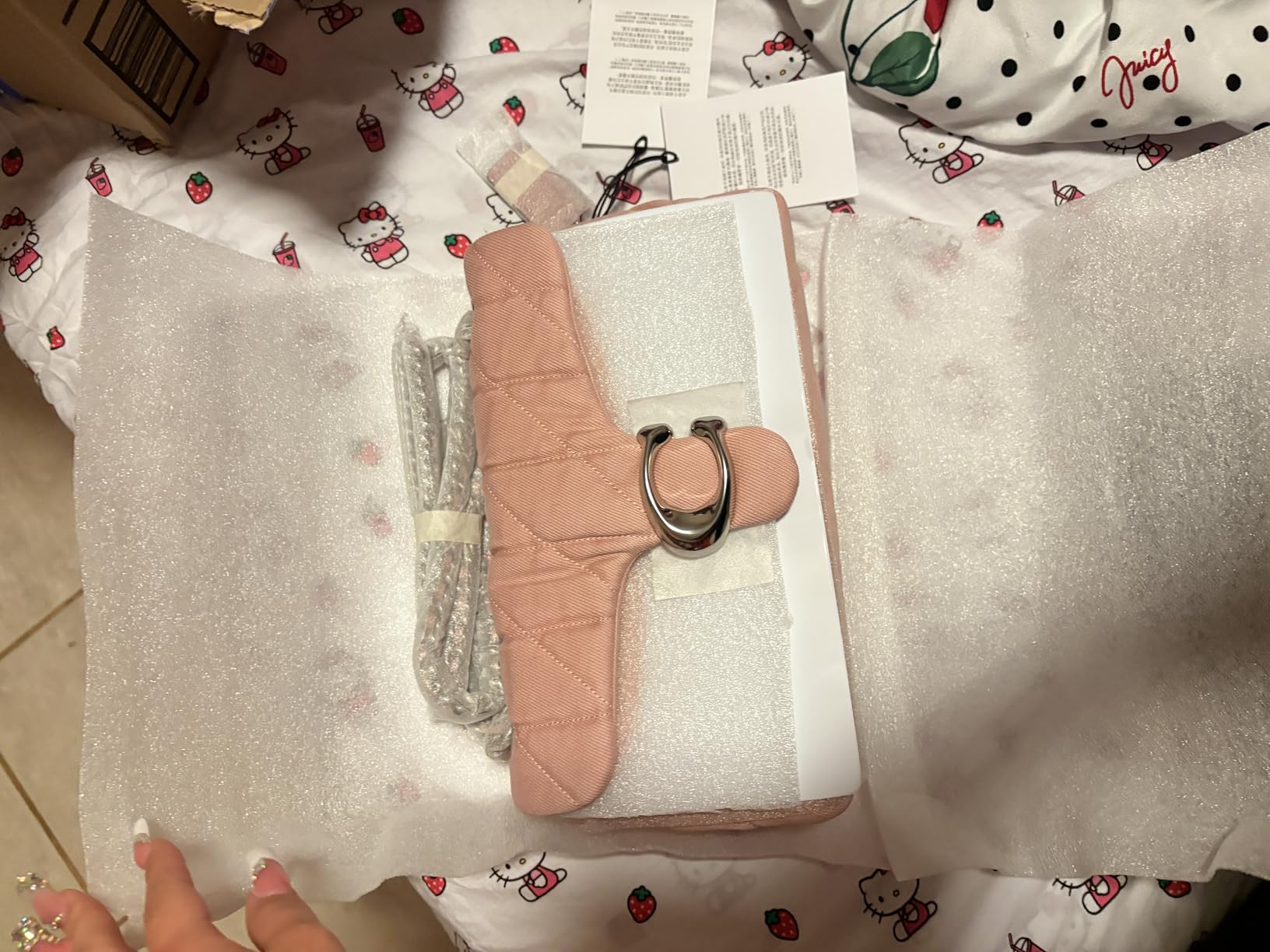 Coach Women's Pebble Tabby Shoulder Bag | Quilted, 26, with Chain customer photo 2