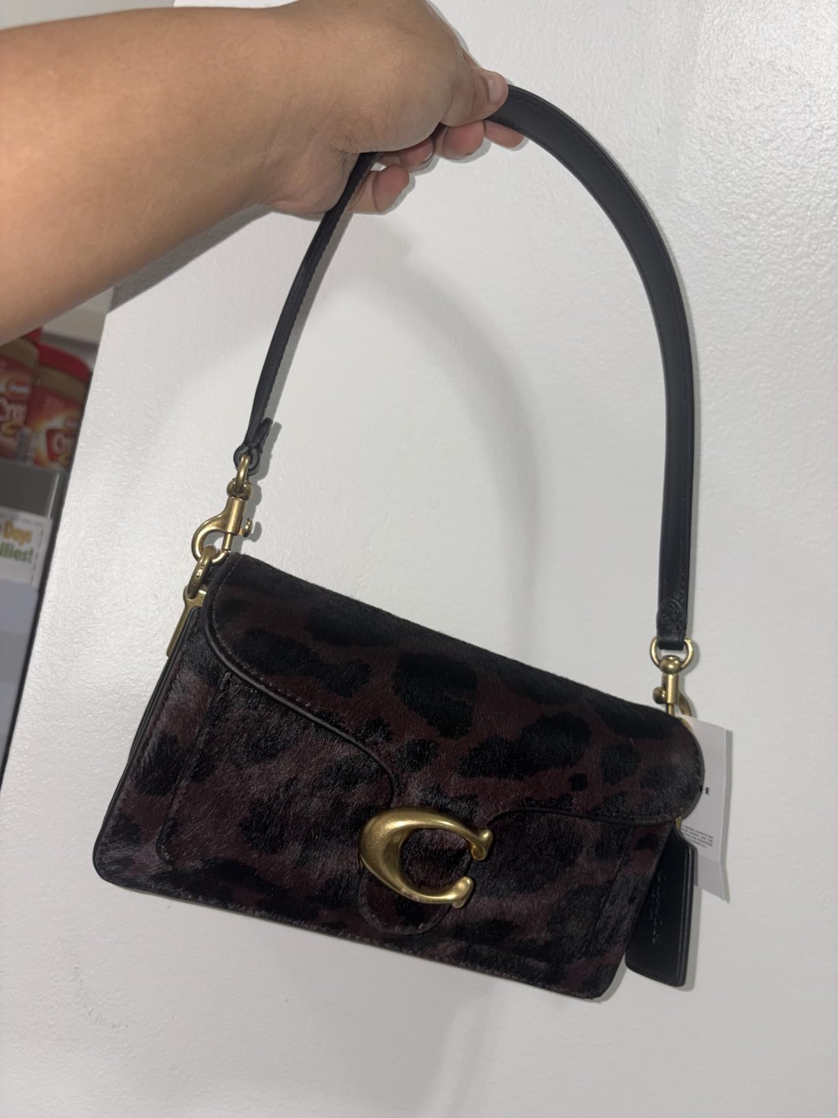 Tabby Shoulder Bag 20 In Loved Leather With Quilting customer photo 2