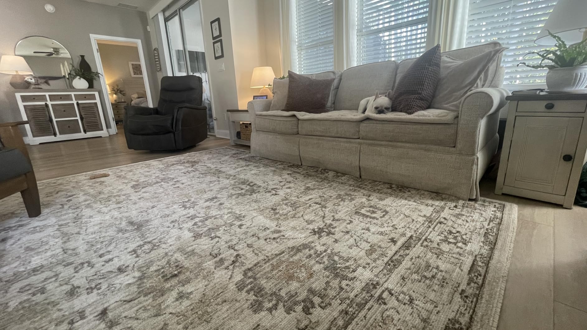 Loloi Magnolia Home by Joanna Gaines Pace Collection PAC-01 Natural/Stone 7'-10