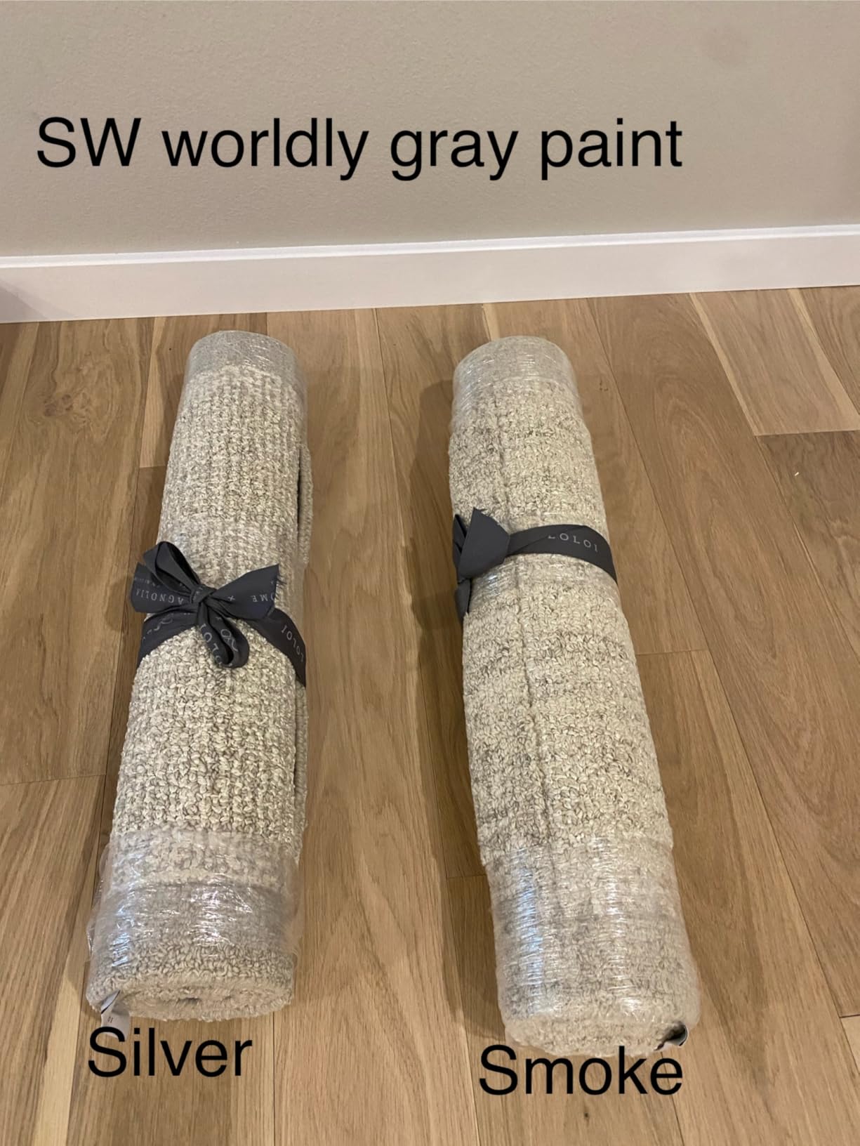 Loloi Magnolia Home by Joanna Gaines Henley Collection HNY-01 Ivory/Silver 8'-6