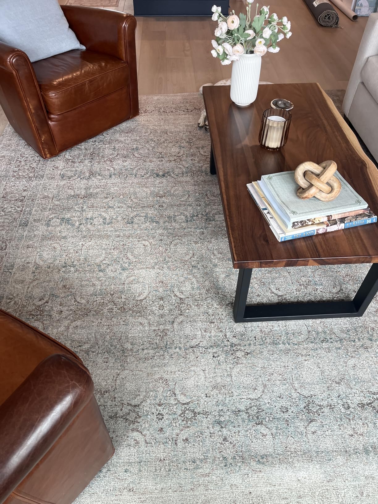 Loloi Magnolia Home by Joanna Gaines Wimberly Collection WYM-07 Ink/Bone 5'-0