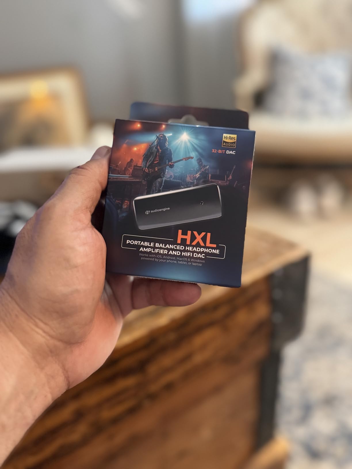 Audioengine HXL Portable Balanced Headphone Amplifier & DAC 4.4mm/3.5mm Outputs, 520mW @ 32Ω Balanced Power, Hi-Res PCM 32-bit/384kHz & Native DSD256 Support customer photo 2