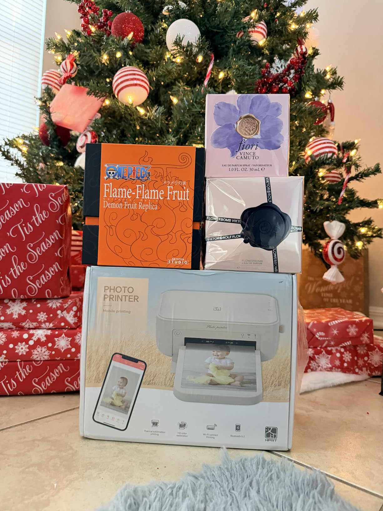 Photo Printer 4x6,+108Sheets&2ribbon,Instant Picture Printer for iPhone, Android, Smartphone, Portable Photo Printers for Home Use customer photo 2