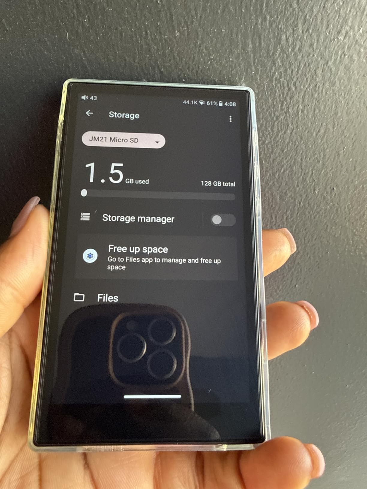 FiiO JM21 Android 13 Hi-Res Music Player - Black customer photo 1