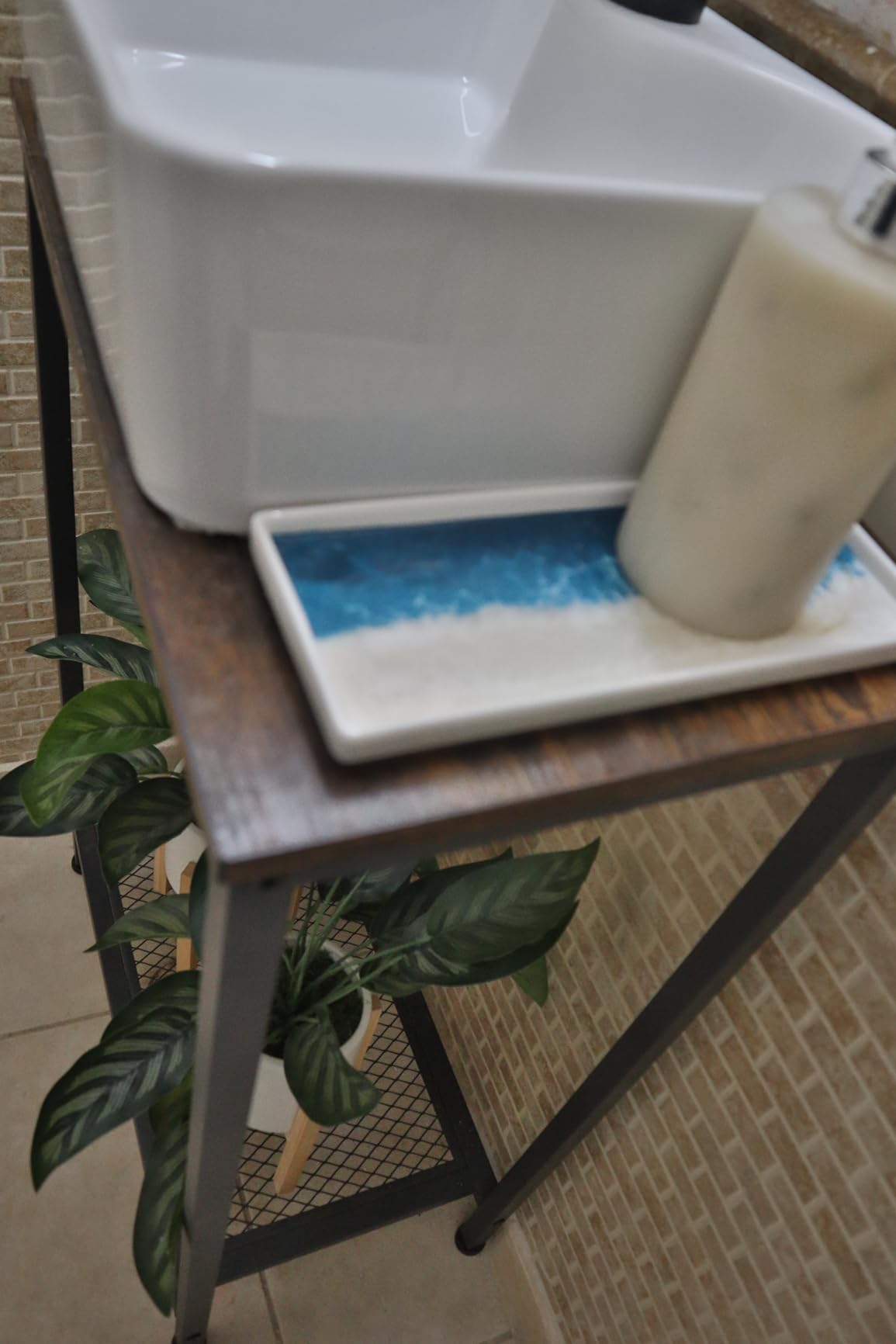 20-29 Gallon Fish Tank Stand, 3-Tier Adjustable Large Aquarium Stand, Metal Reptile Breeder Turtle Terrarium Rack Plant Shelf for Home Office customer photo 2