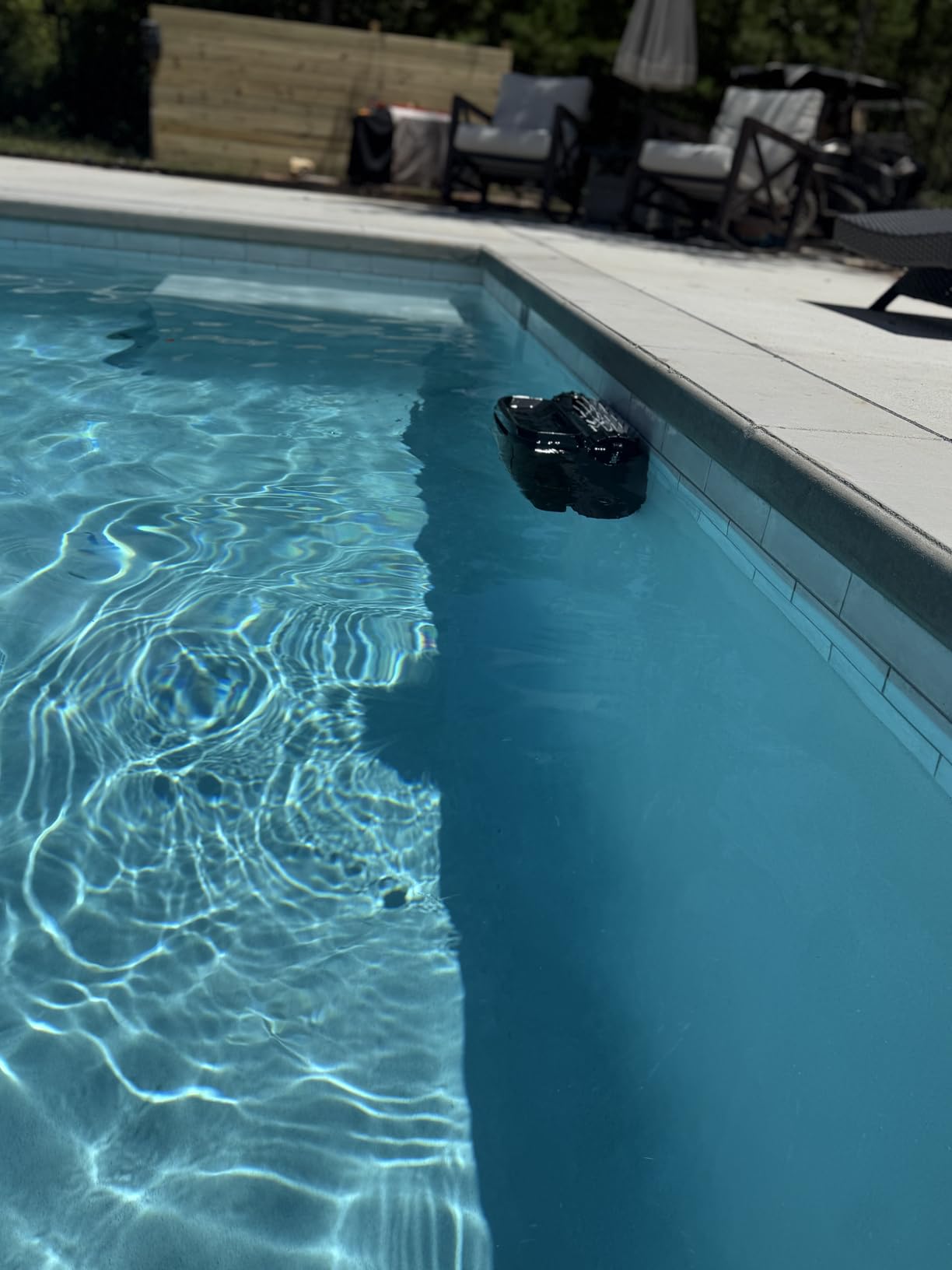 AquaSense 2 Pro Cordless Robotic Pool Cleaner, Unmatched 5-in-1 Cleaning, Surface Parking, Skimmer with APP Control, Water Clarification, for Pools up to 3,875 Sq.ft - Obsidian customer photo 1