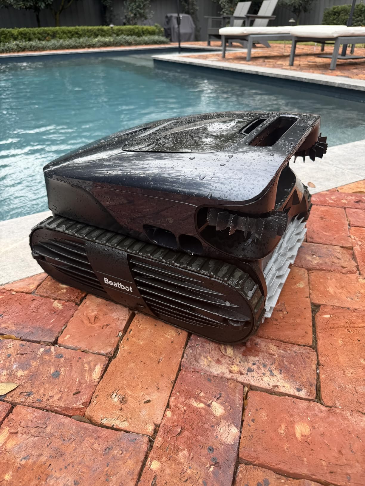 AquaSense 2 Ultra Cordless Robotic Pool Cleaner for Complex Pools, Mapping with AI Camera, 5-in-1 Cleaning, Smart Surface Parking, Skimmer with APP Control, Water Clarification - Abyssal Blue customer photo 1