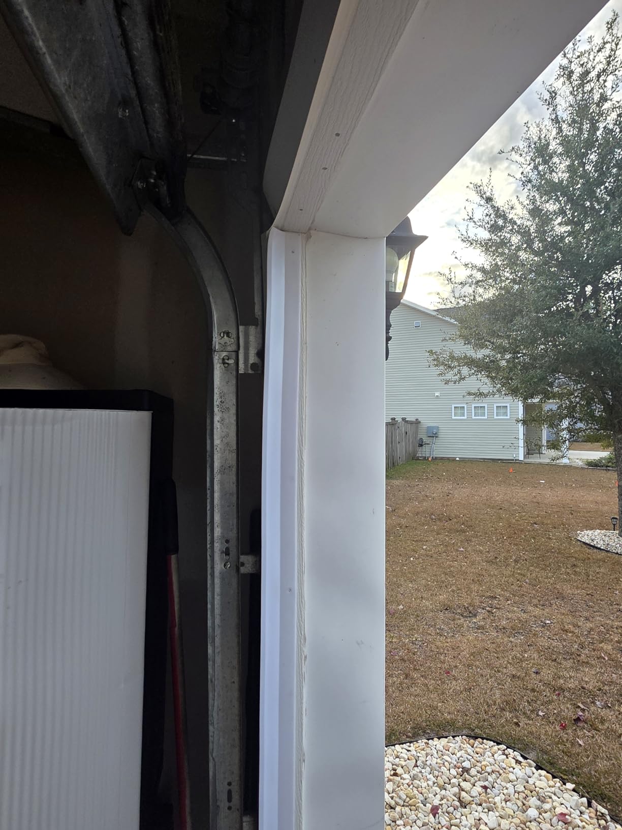 Garage Door Seal Top and Sides - 40 Ft Garage Door Weather Stripping Side Seal, Heavy Duty Weatherproof TPE, Insulates, Prevents Drafts customer photo 1