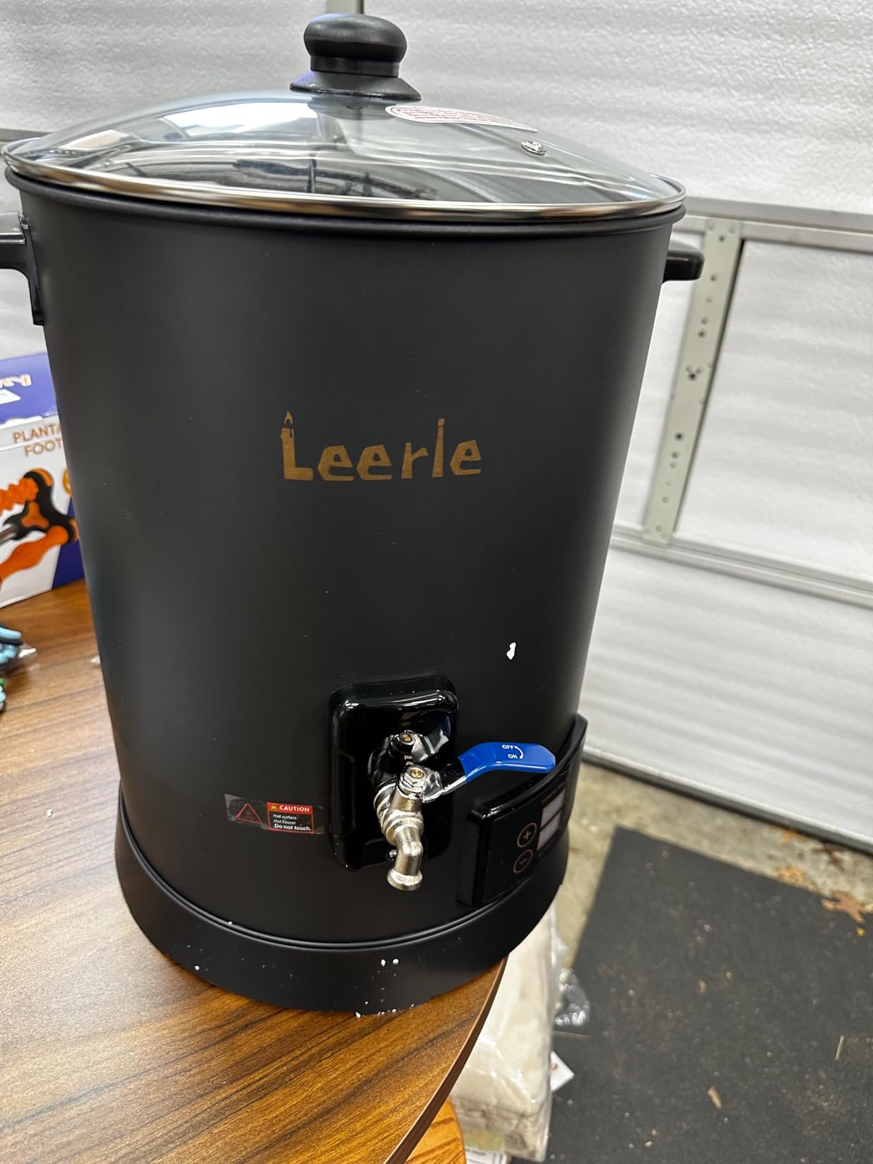 Leerie 30Lbs Digital Commercial Wax Melter for Candle Making - D15 Large Candle Wax Melting Pot with Accurate Temperature Control & Holds 30Lbs Melted Wax for Candle Making Business customer photo 1