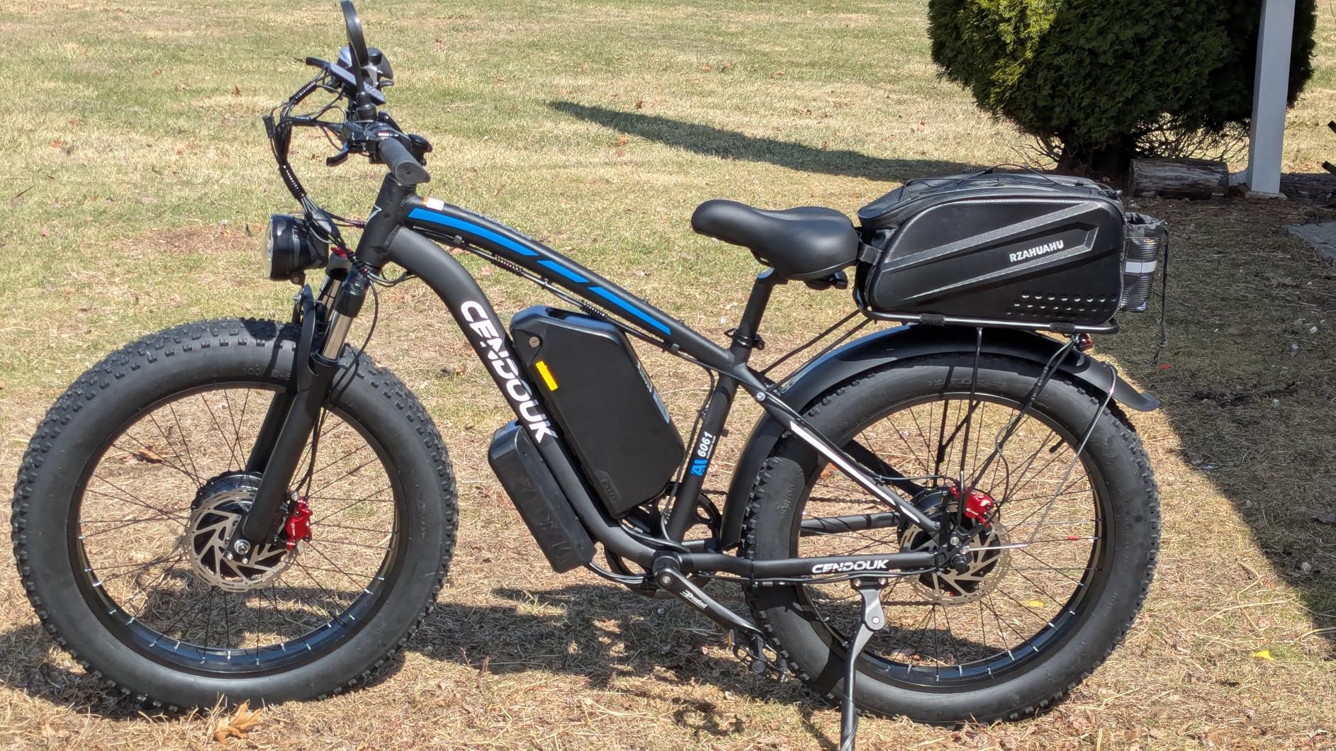 Peak 8000W 58V Max Output Dual Motor Ebike 40-47MPH Electric Bike for Adults 36AH Battery 105 Miles Range 24 Inch Fat Tire Electric Bicycles for Snow Off-Road Commuter Mountain E-Bike customer photo 1