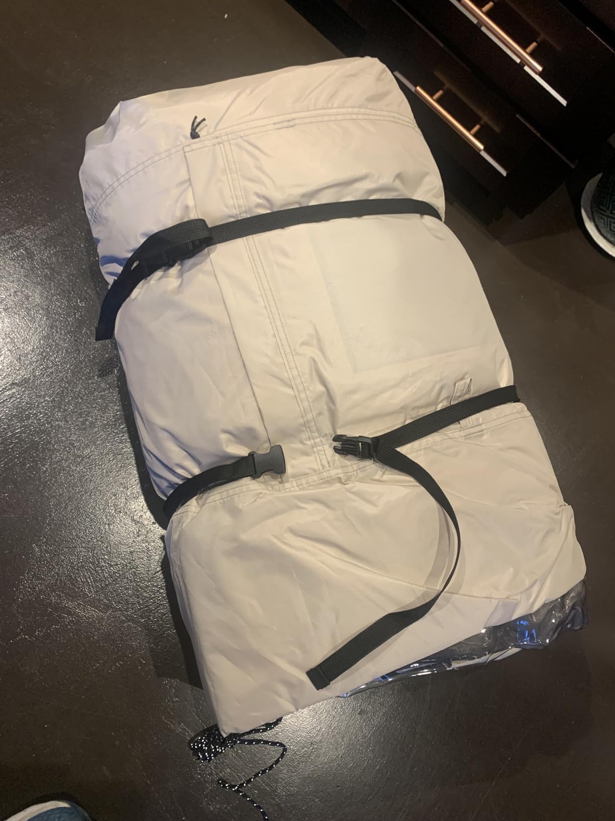 Inflatable Tent with Skylight, Quick Setup Blow Up Tents with Pump, Hot Tent with Stove Jack, Waterproof Oxford Inflatable House for Camping, Air Glamping Tents for Camping Adult 4-6 Person customer photo 2