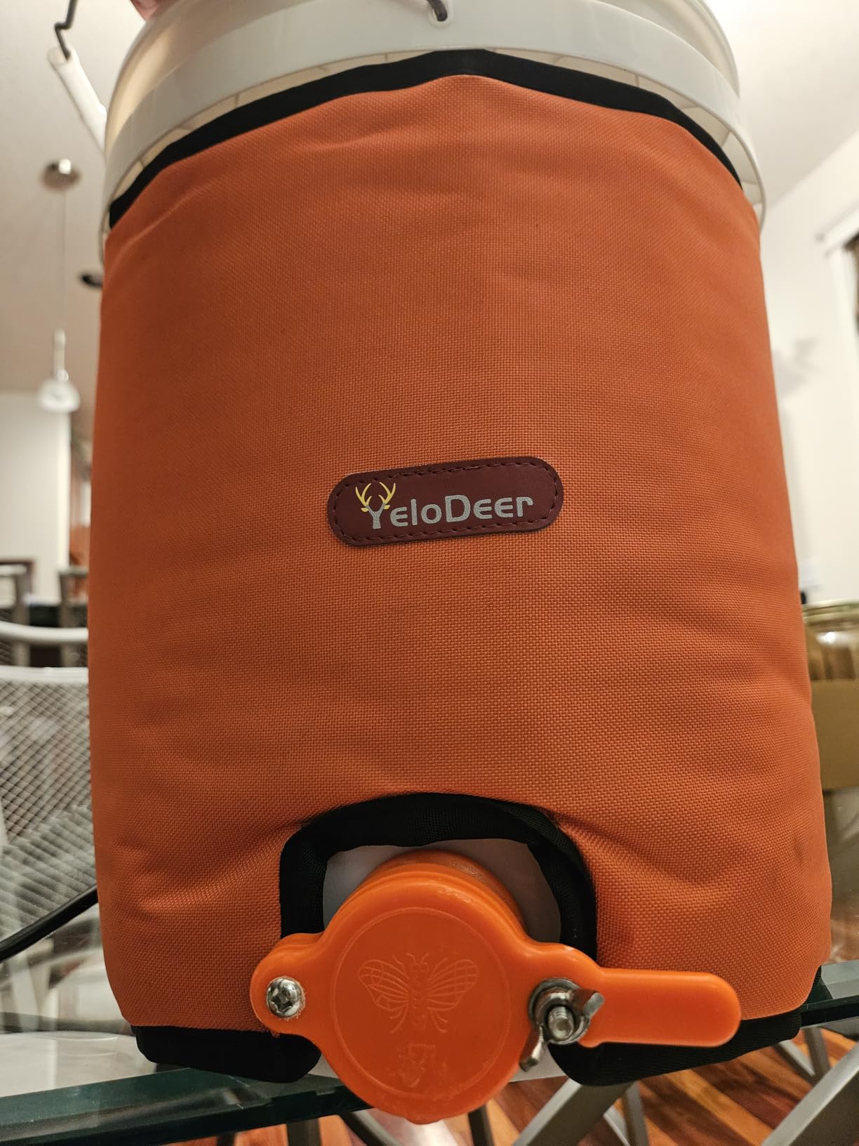 Upgraded 5 Gallon Honey Warmer Bucket Heater with Digital Display Timers Temperature Controller, Operates In 41-158℉, Insulated Pail Heater with Cutout for Gate Valve, 200W, 120V customer photo 2